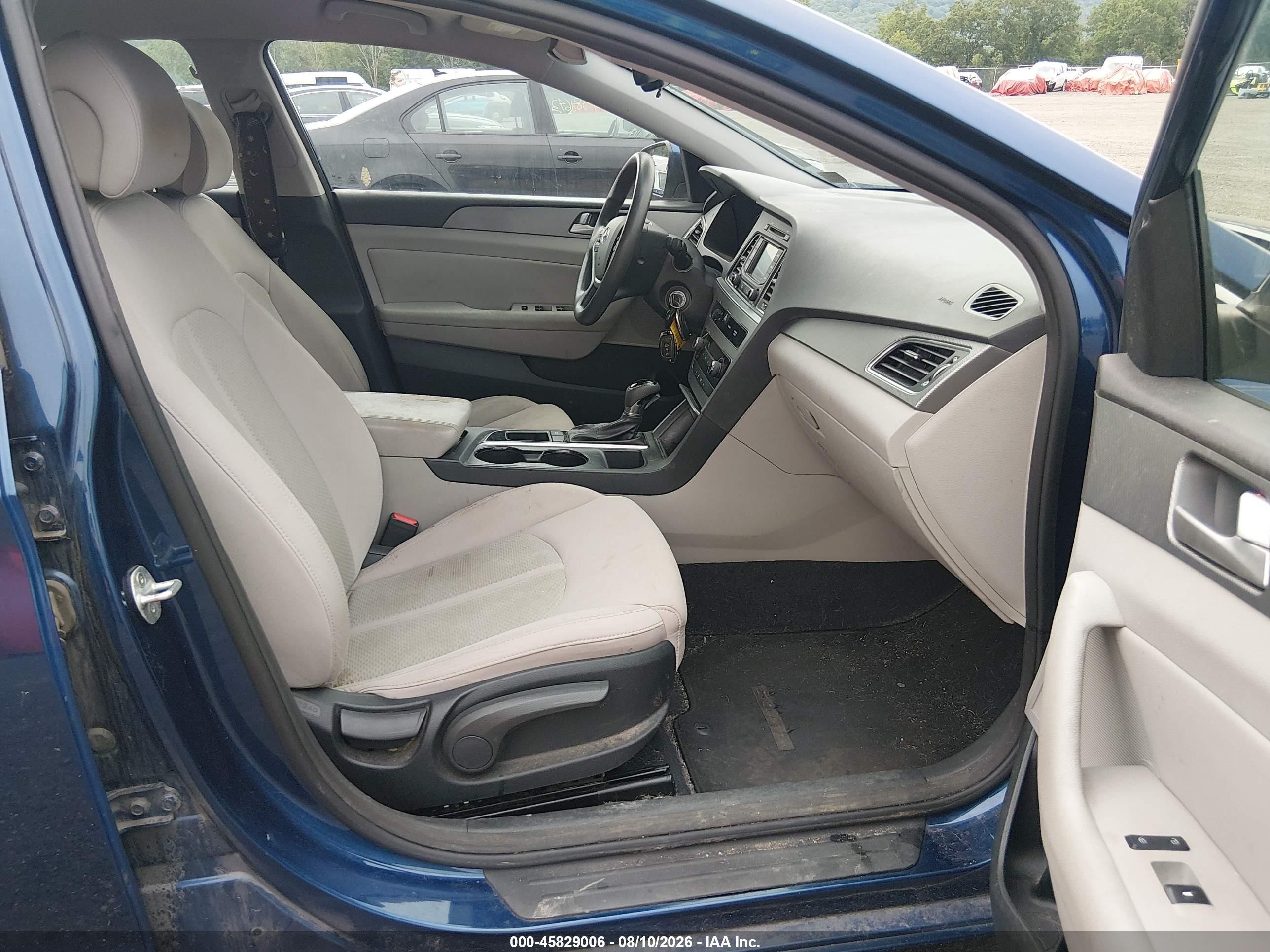 2015 Hyundai Sonata Se Синий vin: 5NPE24AFXFH158724