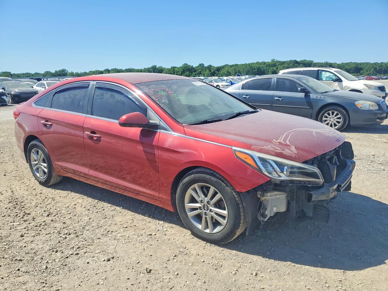 2015 Hyundai Sonata Se Red vin: 5NPE24AFXFH169089