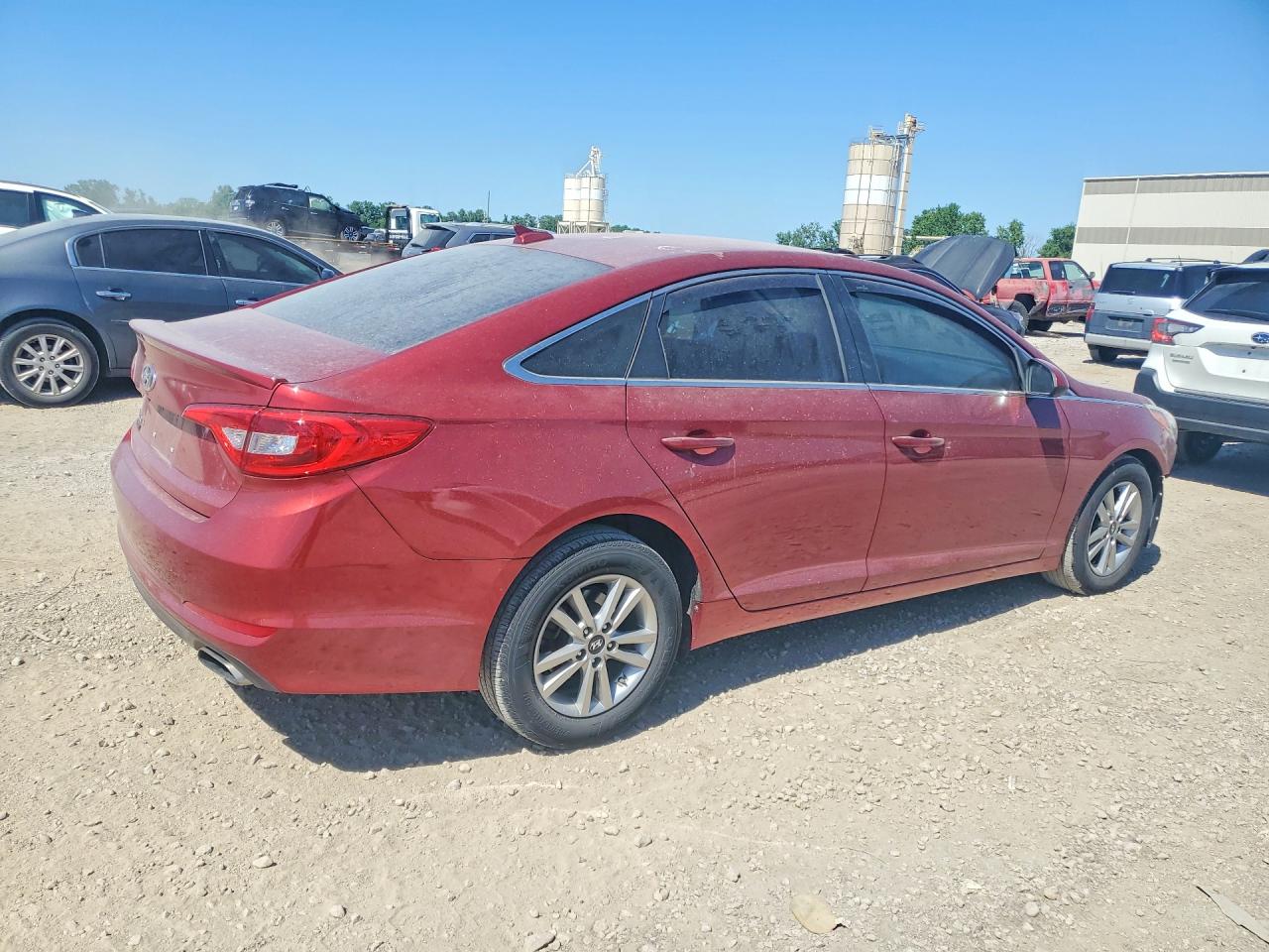 2015 Hyundai Sonata Se Red vin: 5NPE24AFXFH169089
