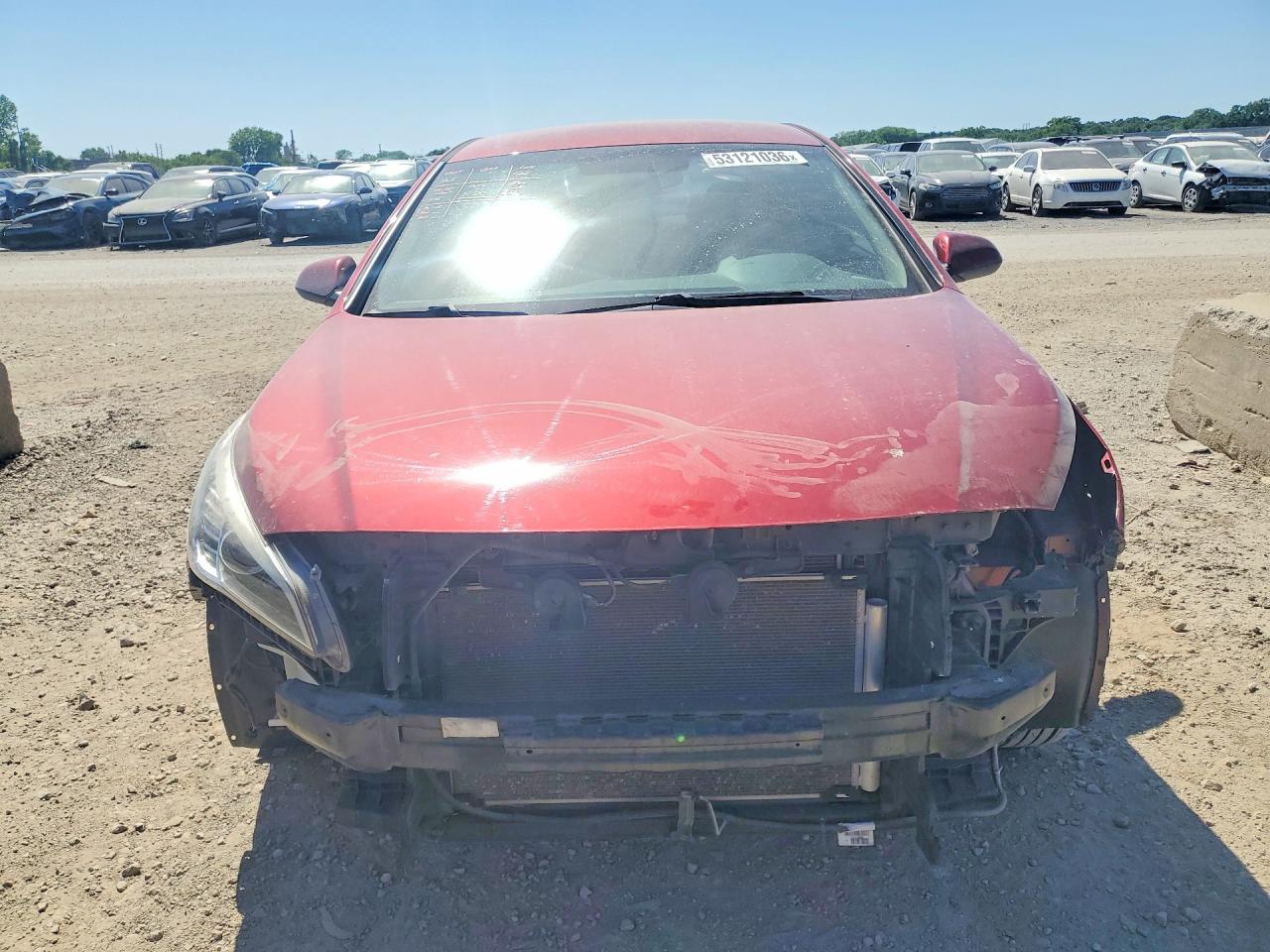 2015 Hyundai Sonata Se Red vin: 5NPE24AFXFH169089
