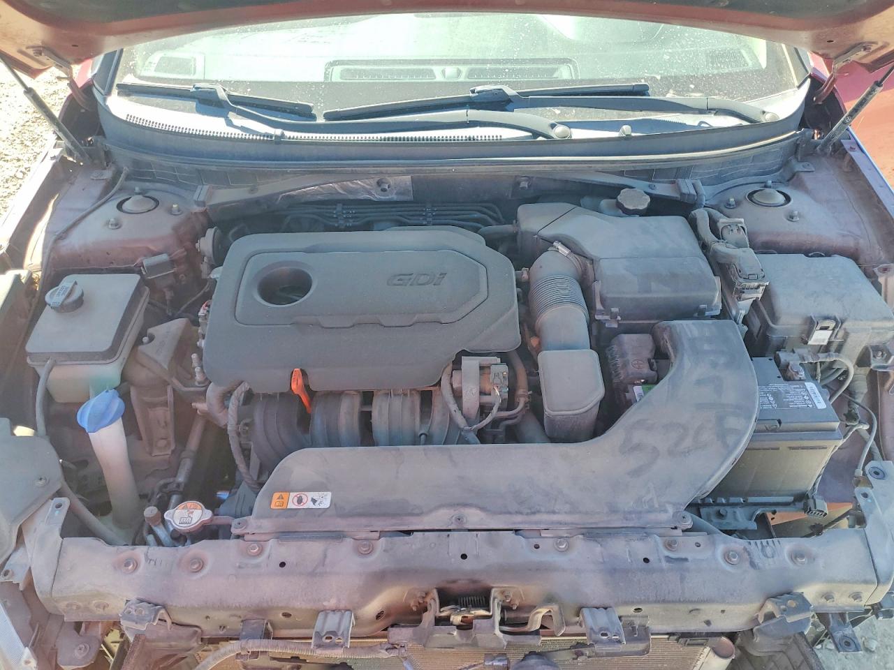 2015 Hyundai Sonata Se Red vin: 5NPE24AFXFH169089