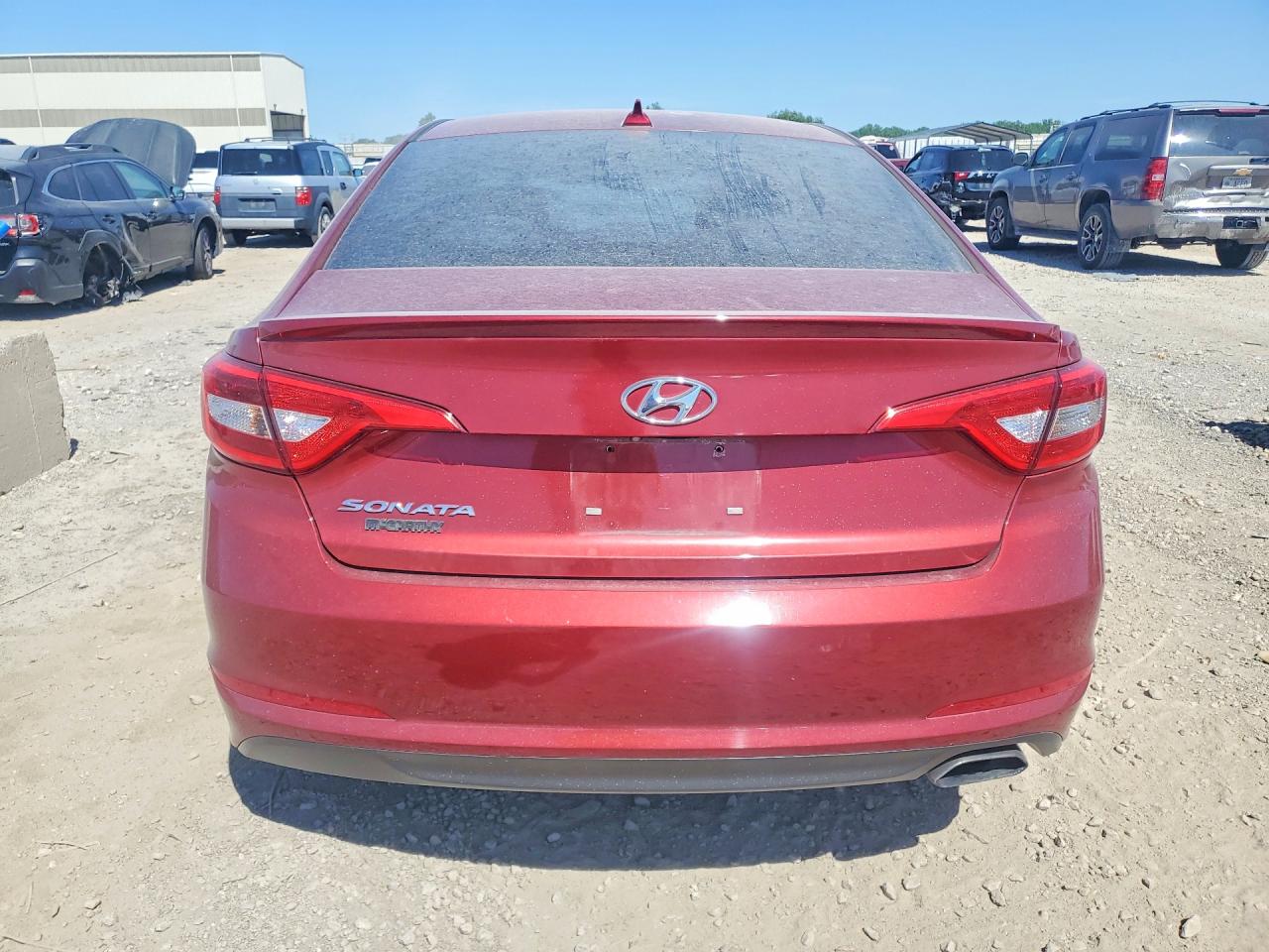2015 Hyundai Sonata Se Red vin: 5NPE24AFXFH169089