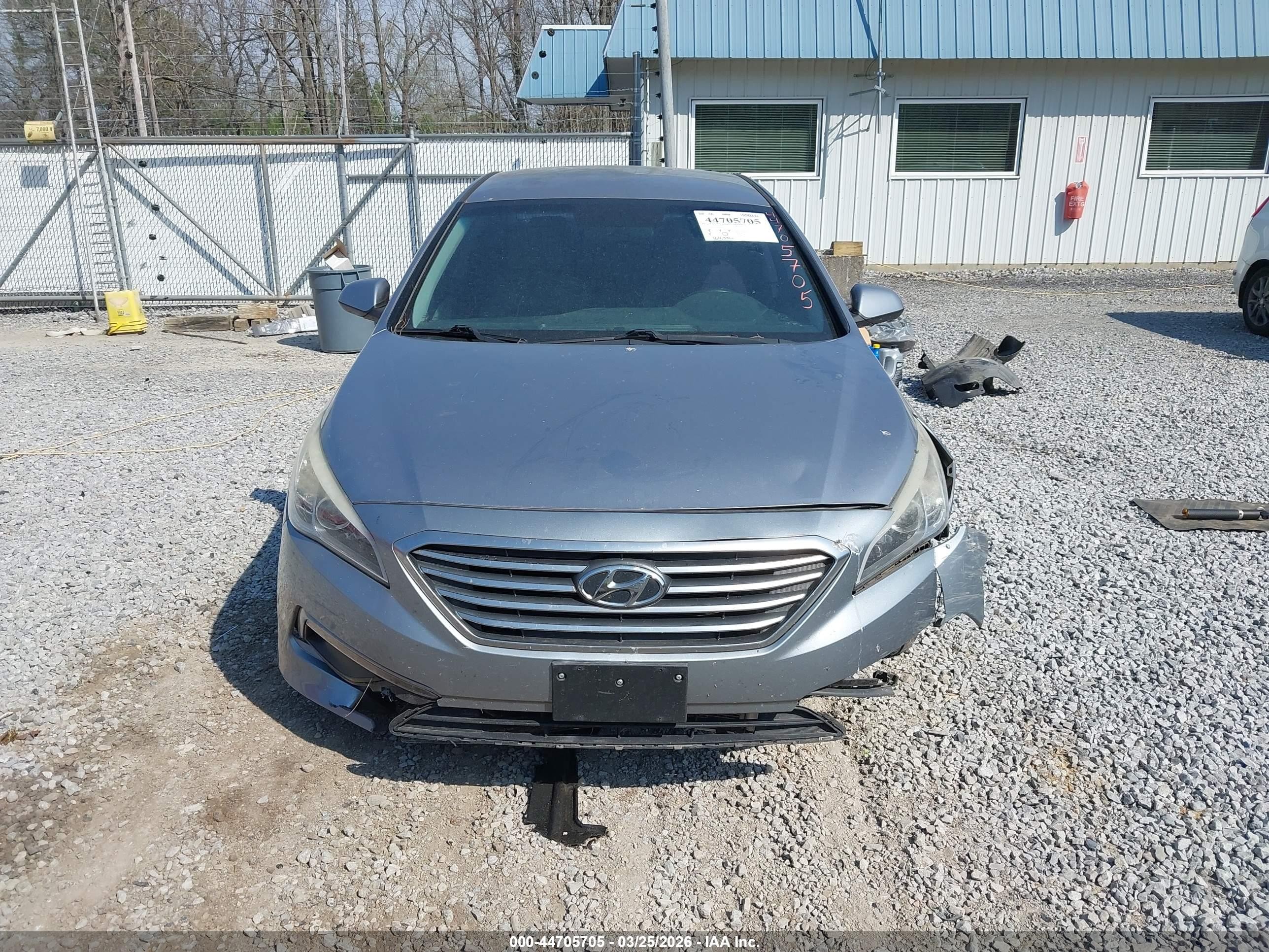 2015 Hyundai Sonata Se Gray vin: 5NPE24AFXFH169626