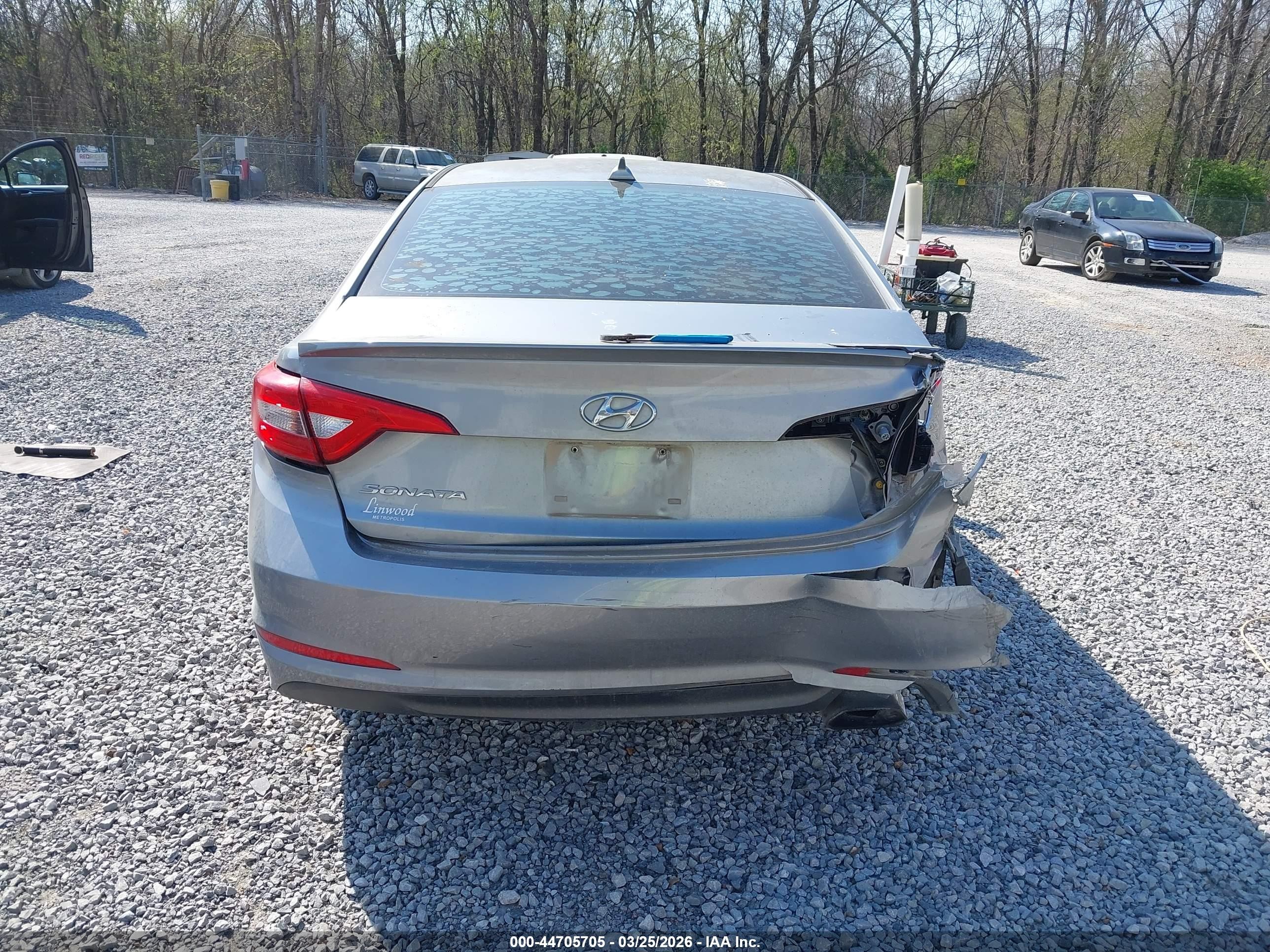 2015 Hyundai Sonata Se Gray vin: 5NPE24AFXFH169626