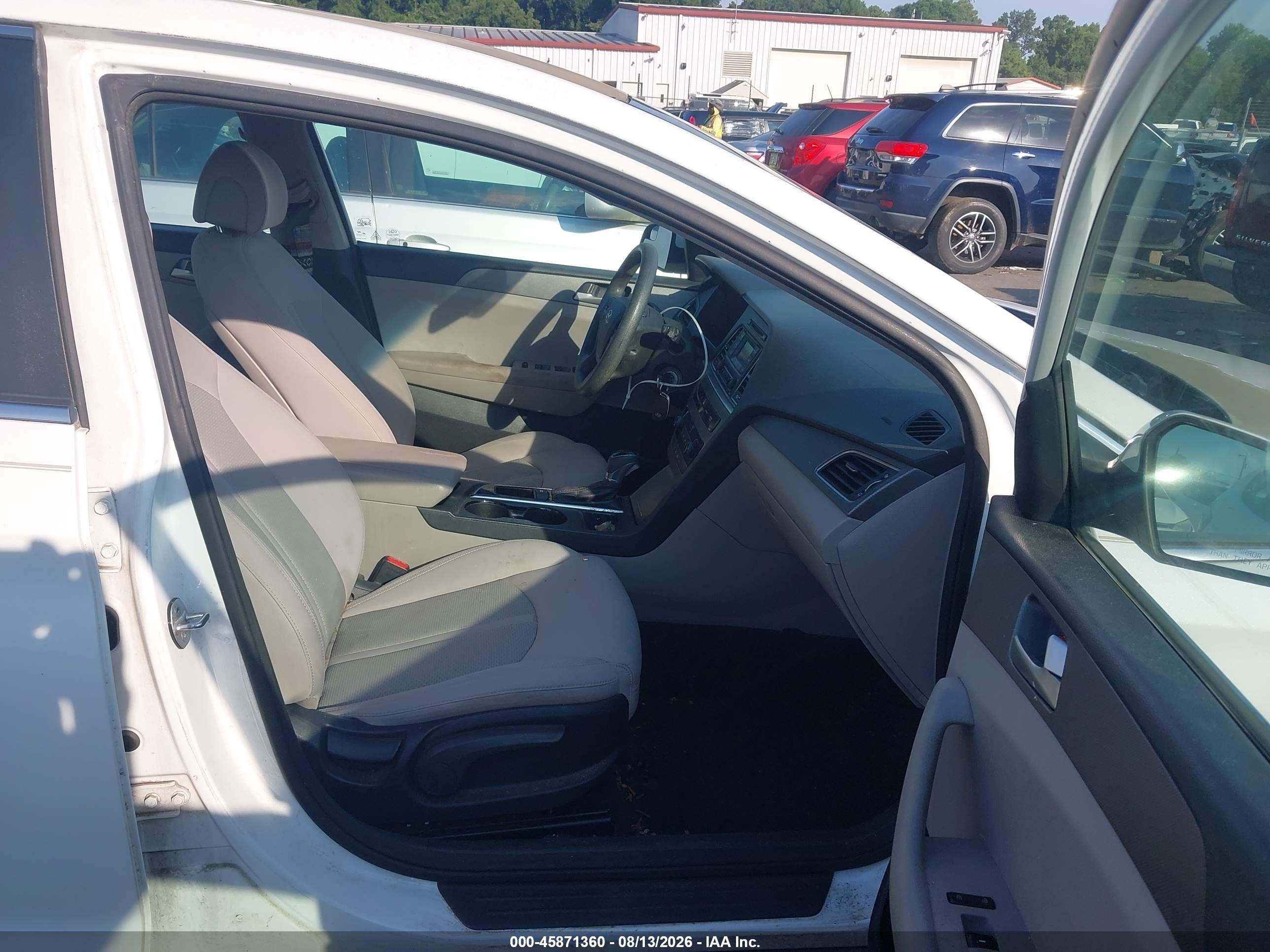 2015 Hyundai Sonata Se White vin: 5NPE24AFXFH174907
