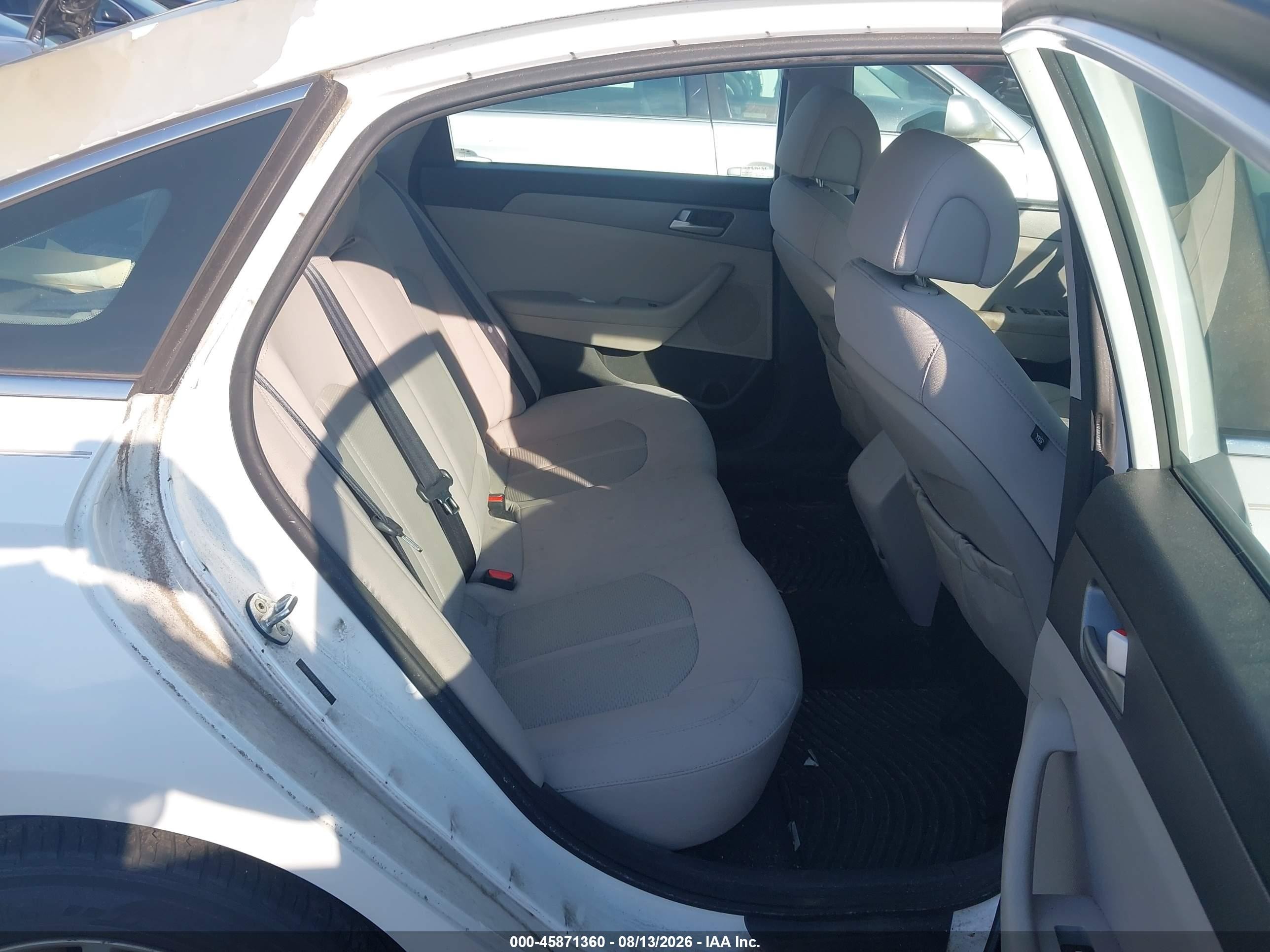 2015 Hyundai Sonata Se White vin: 5NPE24AFXFH174907