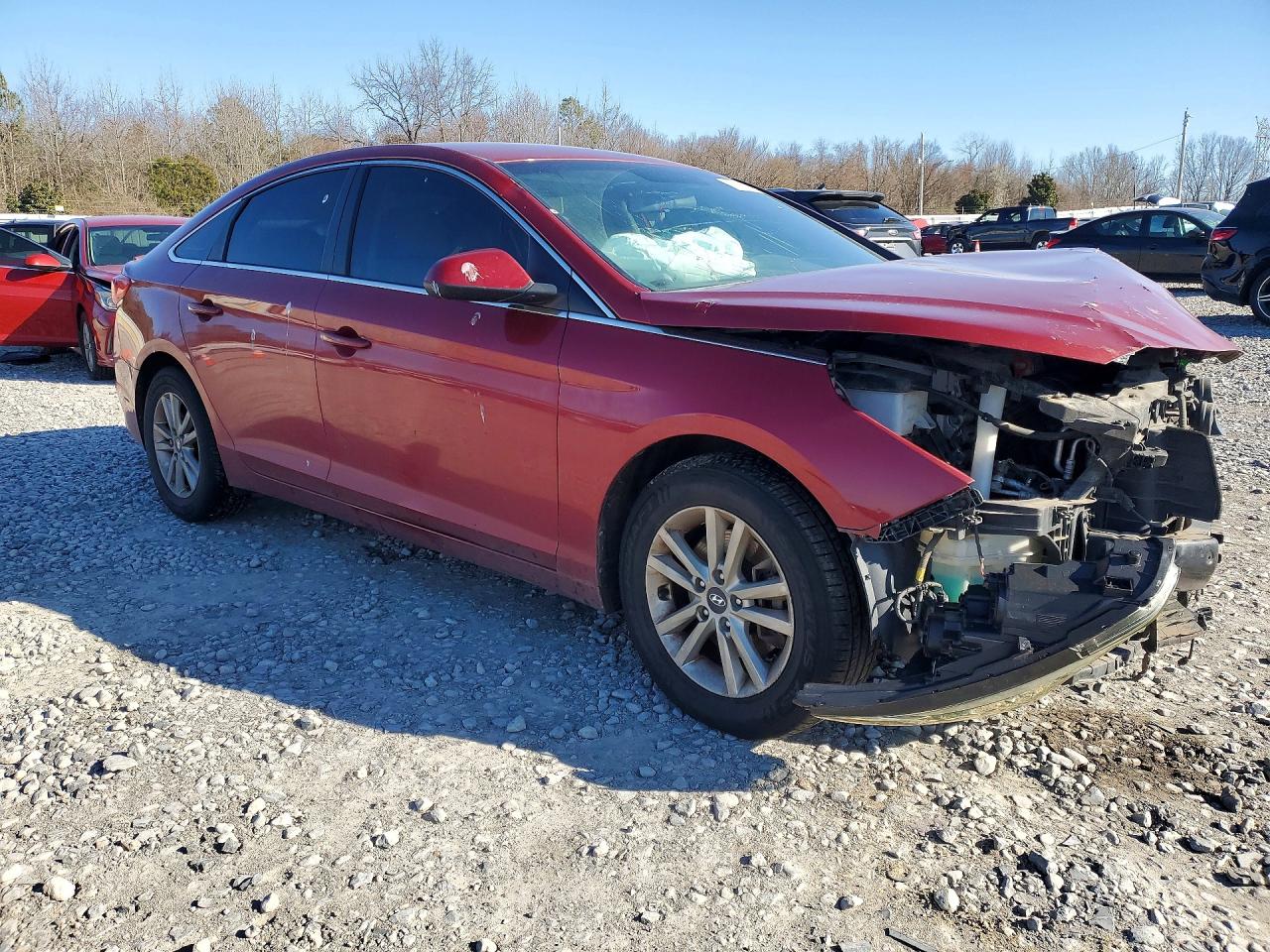 2015 Hyundai Sonata Se Red vin: 5NPE24AFXFH177614