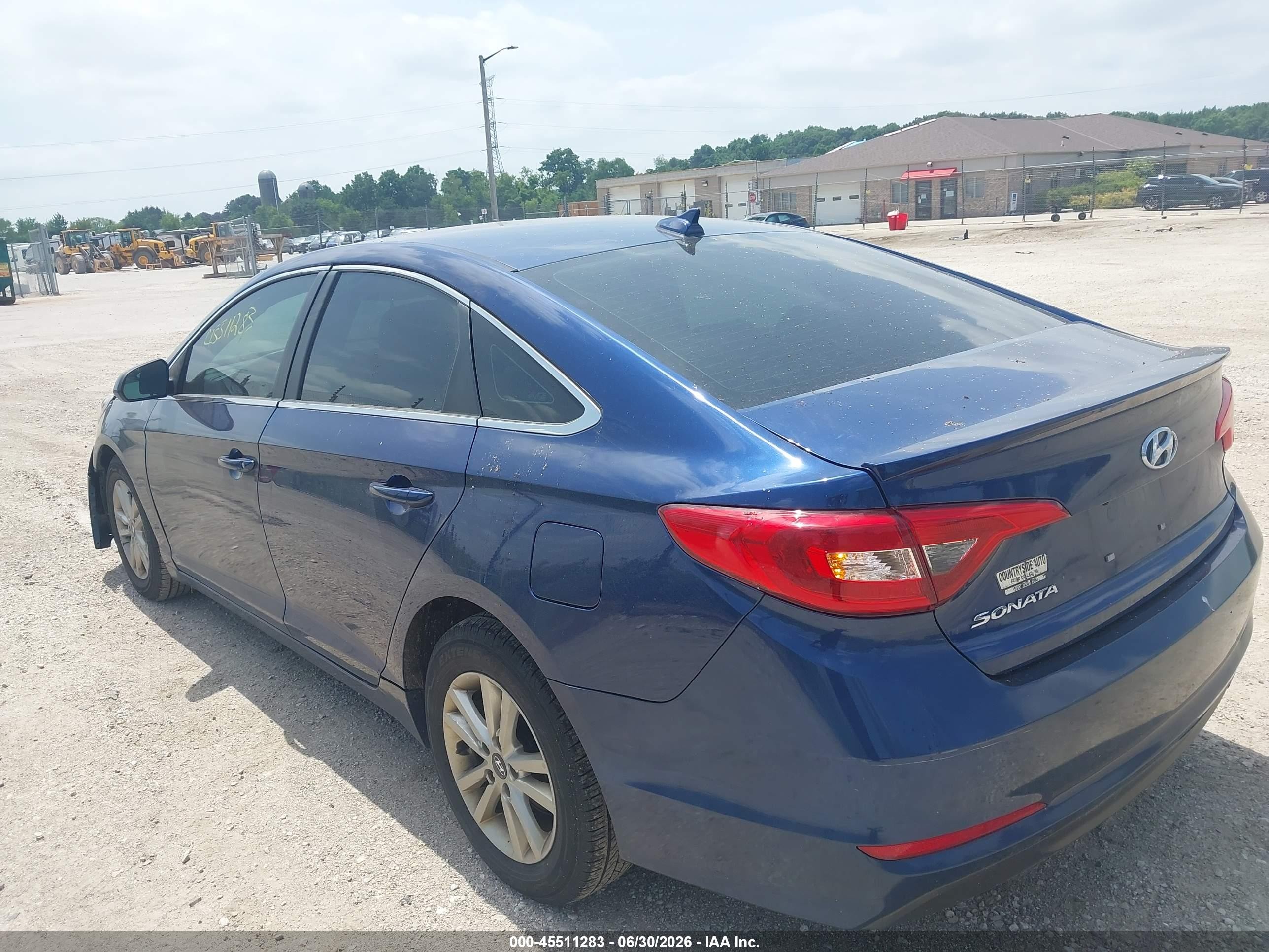 2015 Hyundai Sonata Se Blue vin: 5NPE24AFXFH179041