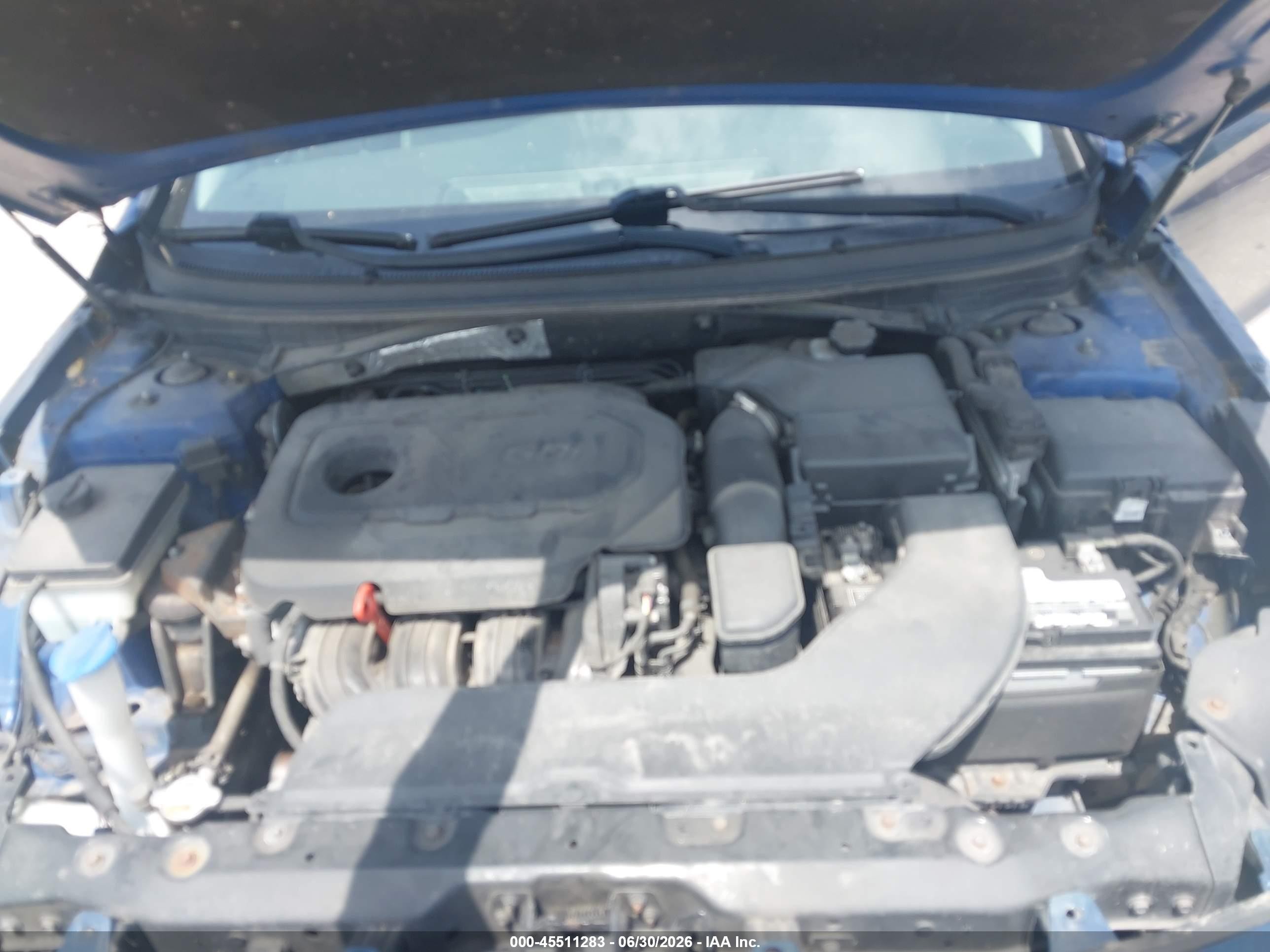 2015 Hyundai Sonata Se Blue vin: 5NPE24AFXFH179041