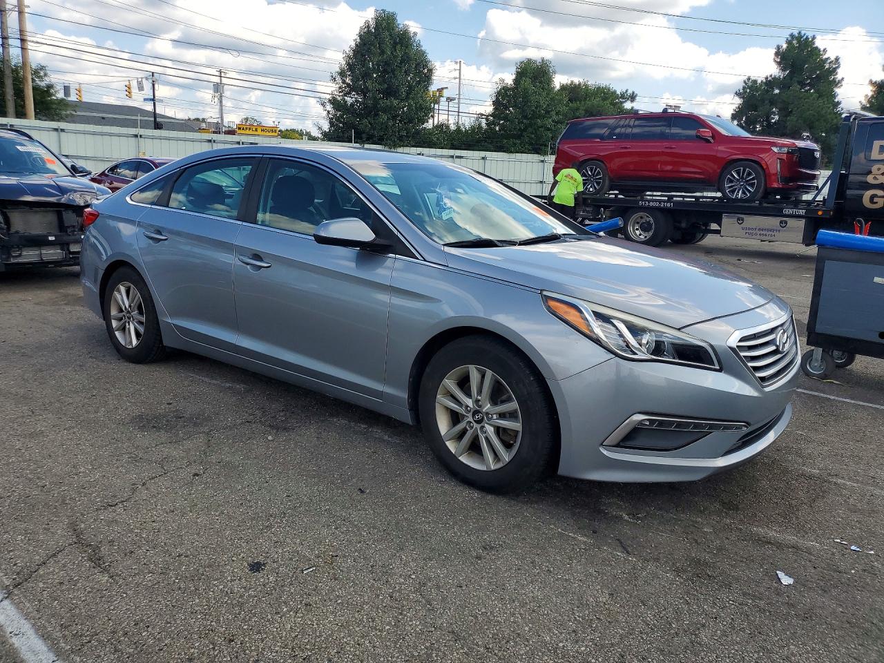 2015 Hyundai Sonata Se Silver vin: 5NPE24AFXFH183462