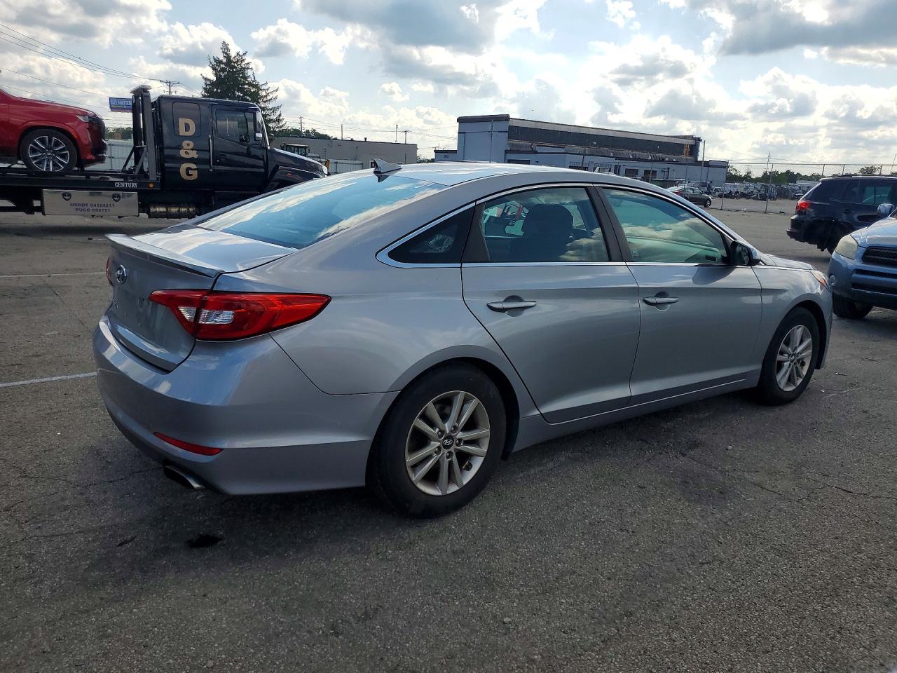 2015 Hyundai Sonata Se Silver vin: 5NPE24AFXFH183462