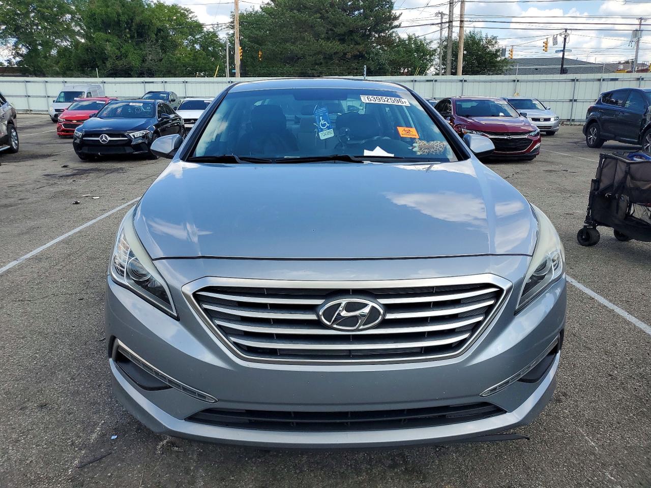 2015 Hyundai Sonata Se Silver vin: 5NPE24AFXFH183462