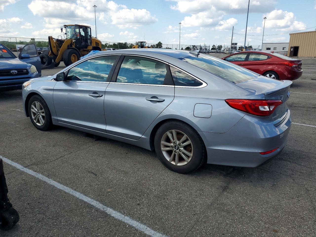 2015 Hyundai Sonata Se Silver vin: 5NPE24AFXFH183462