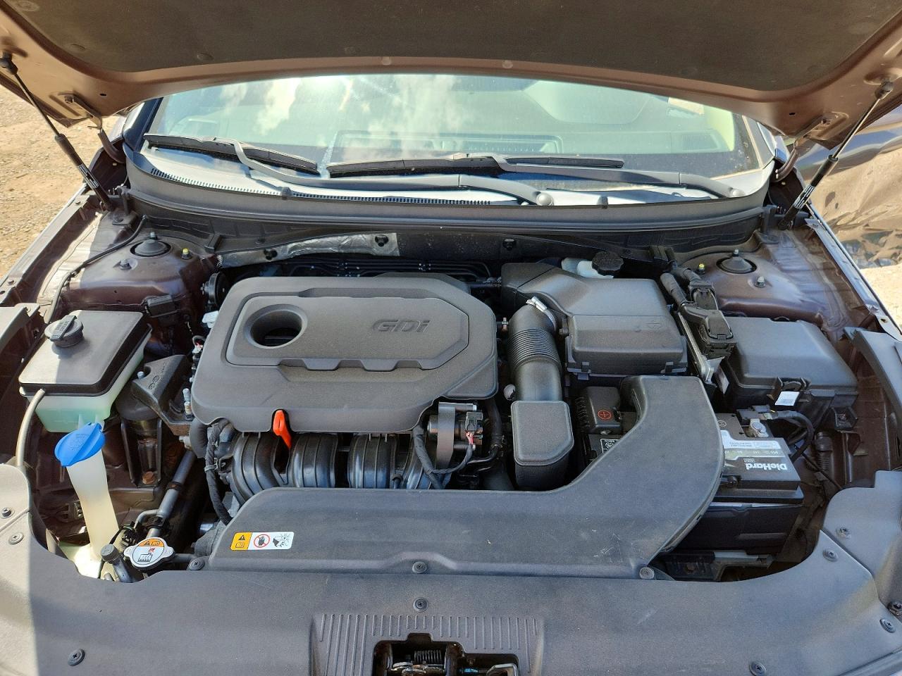 2015 Hyundai Sonata Brown vin: 5NPE24AFXFH193943