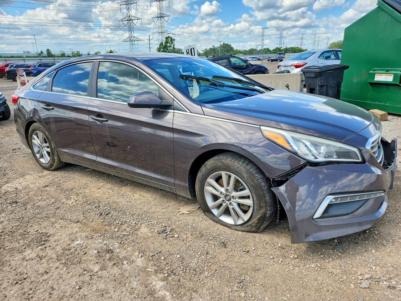 2015 Hyundai Sonata Brown vin: 5NPE24AFXFH193943