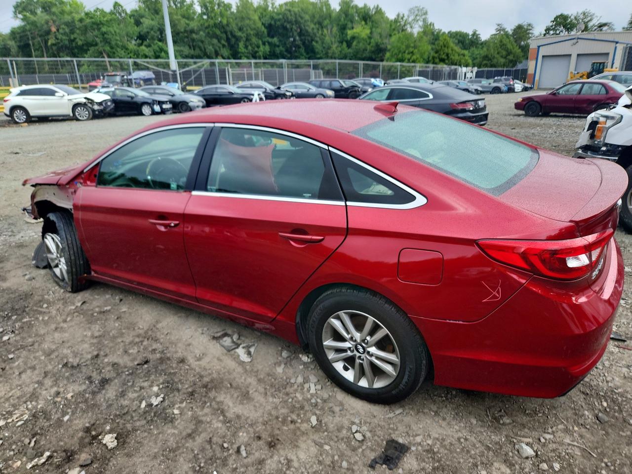 2015 Hyundai Sonata Se Red vin: 5NPE24AFXFH196616