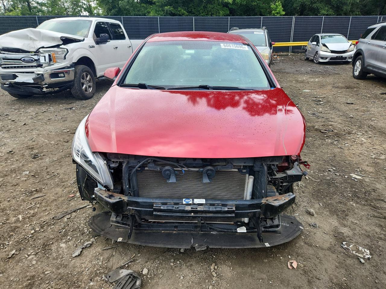 2015 Hyundai Sonata Se Red vin: 5NPE24AFXFH196616