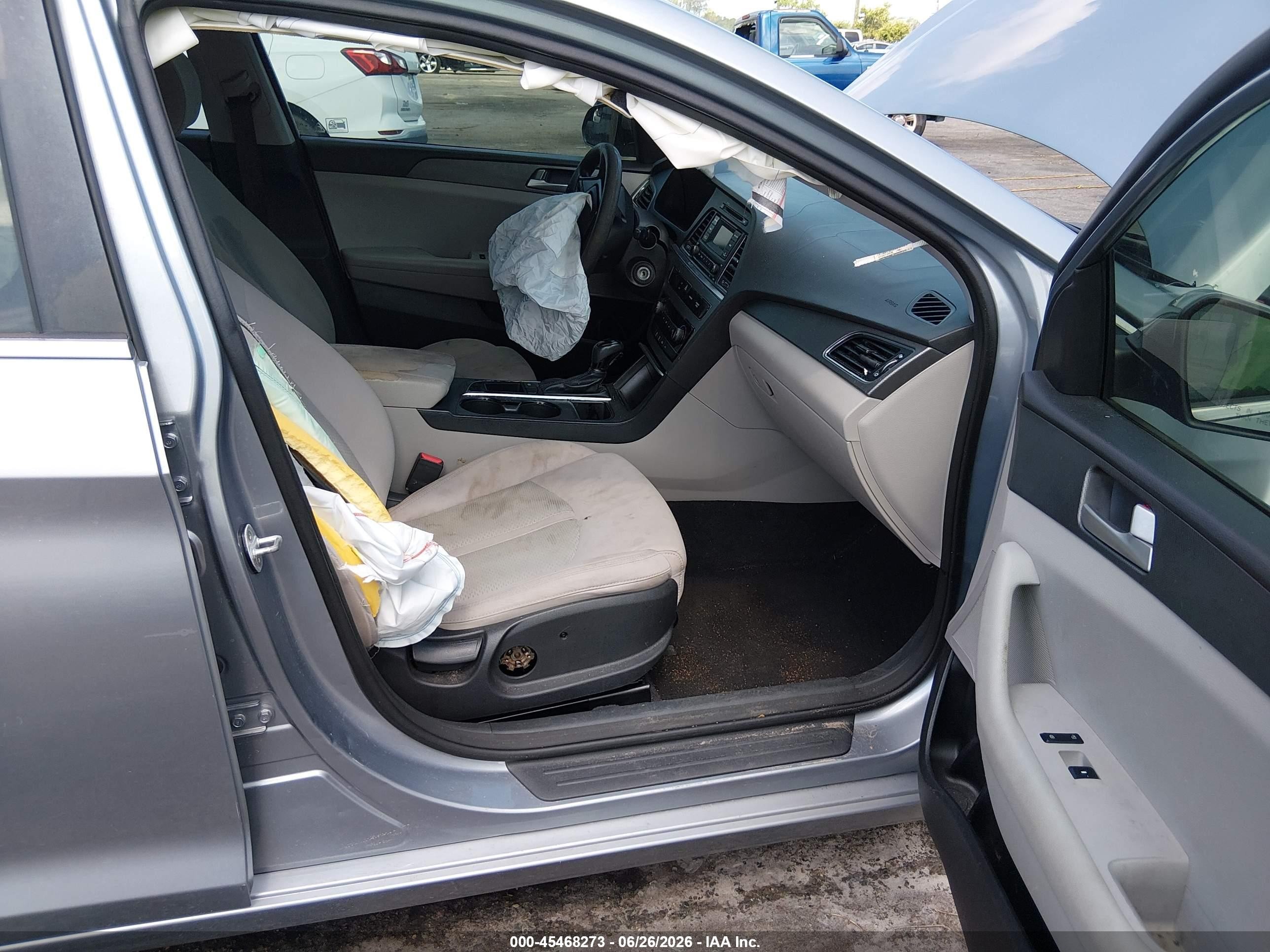 2015 Hyundai Sonata Se Silver vin: 5NPE24AFXFH202186