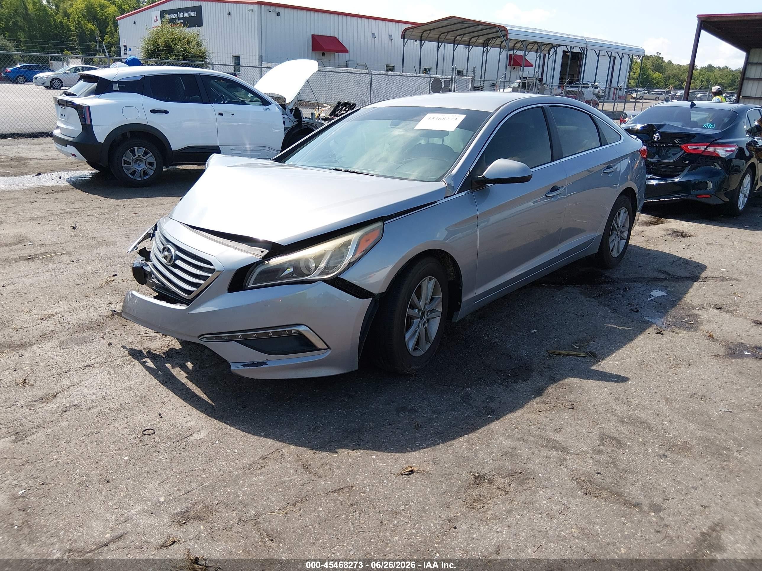 2015 Hyundai Sonata Se Silver vin: 5NPE24AFXFH202186
