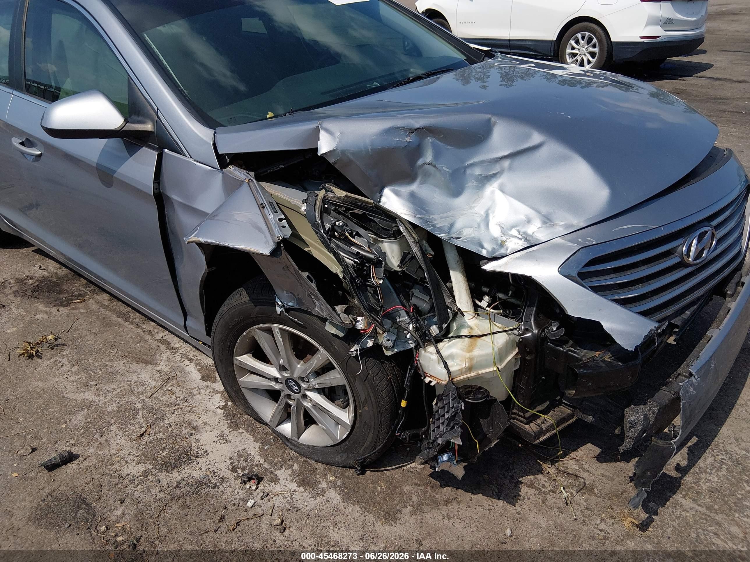 2015 Hyundai Sonata Se Silver vin: 5NPE24AFXFH202186