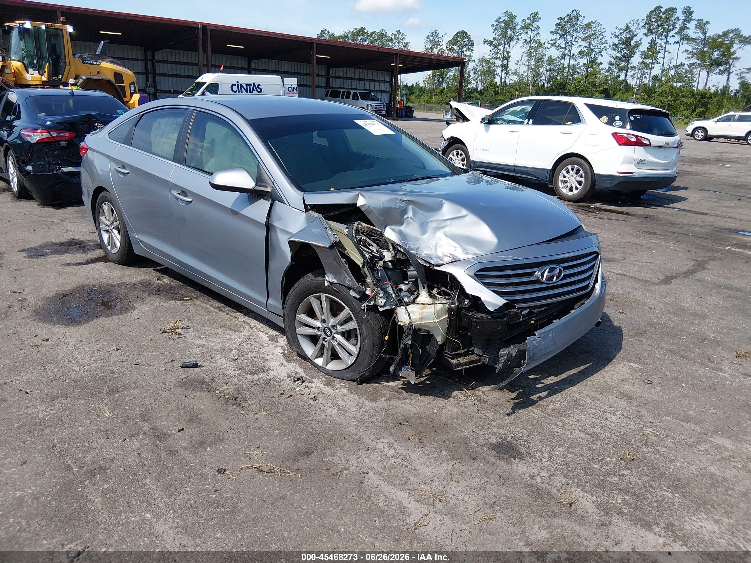 2015 Hyundai Sonata Se Silver vin: 5NPE24AFXFH202186