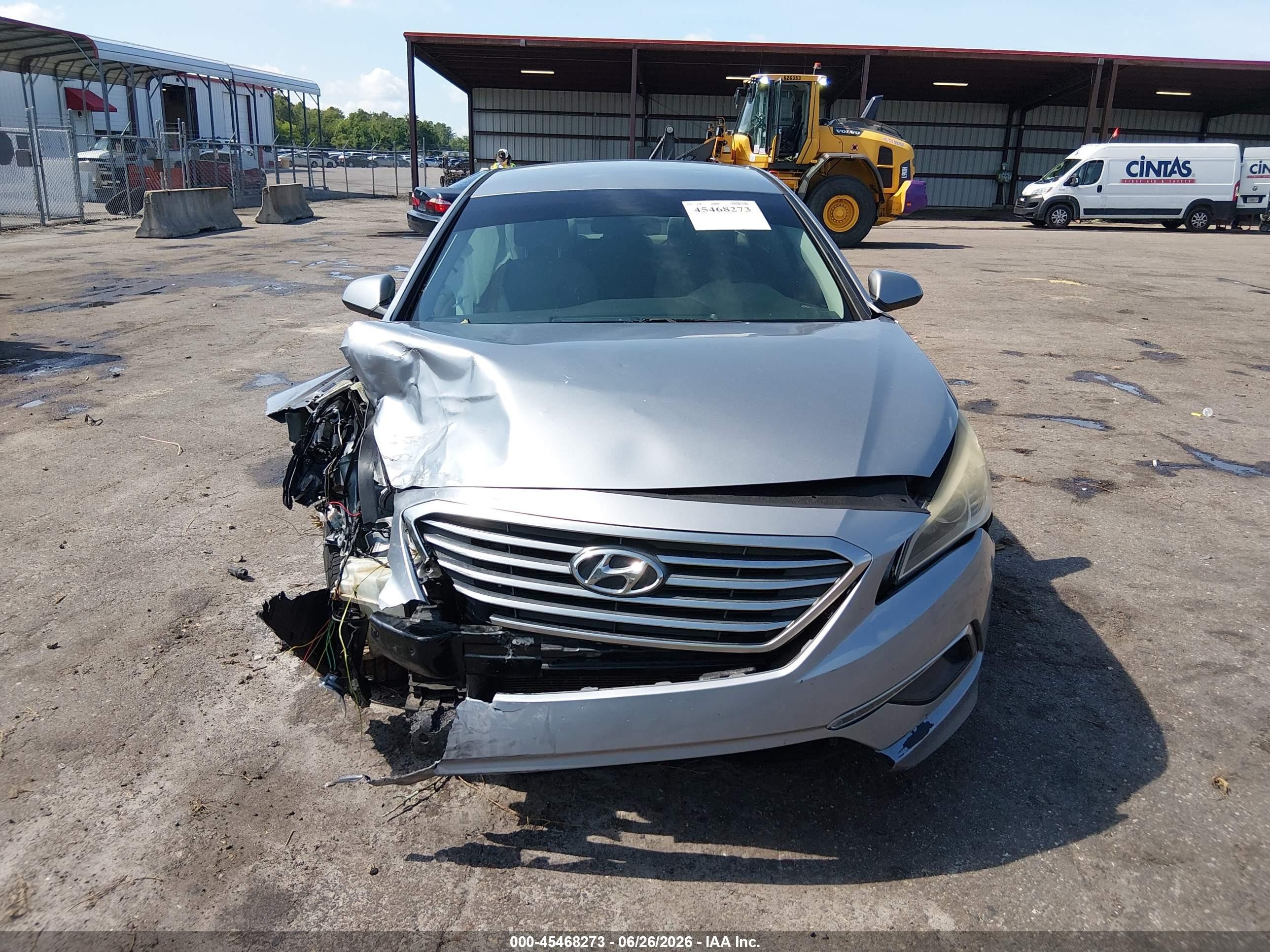2015 Hyundai Sonata Se Silver vin: 5NPE24AFXFH202186
