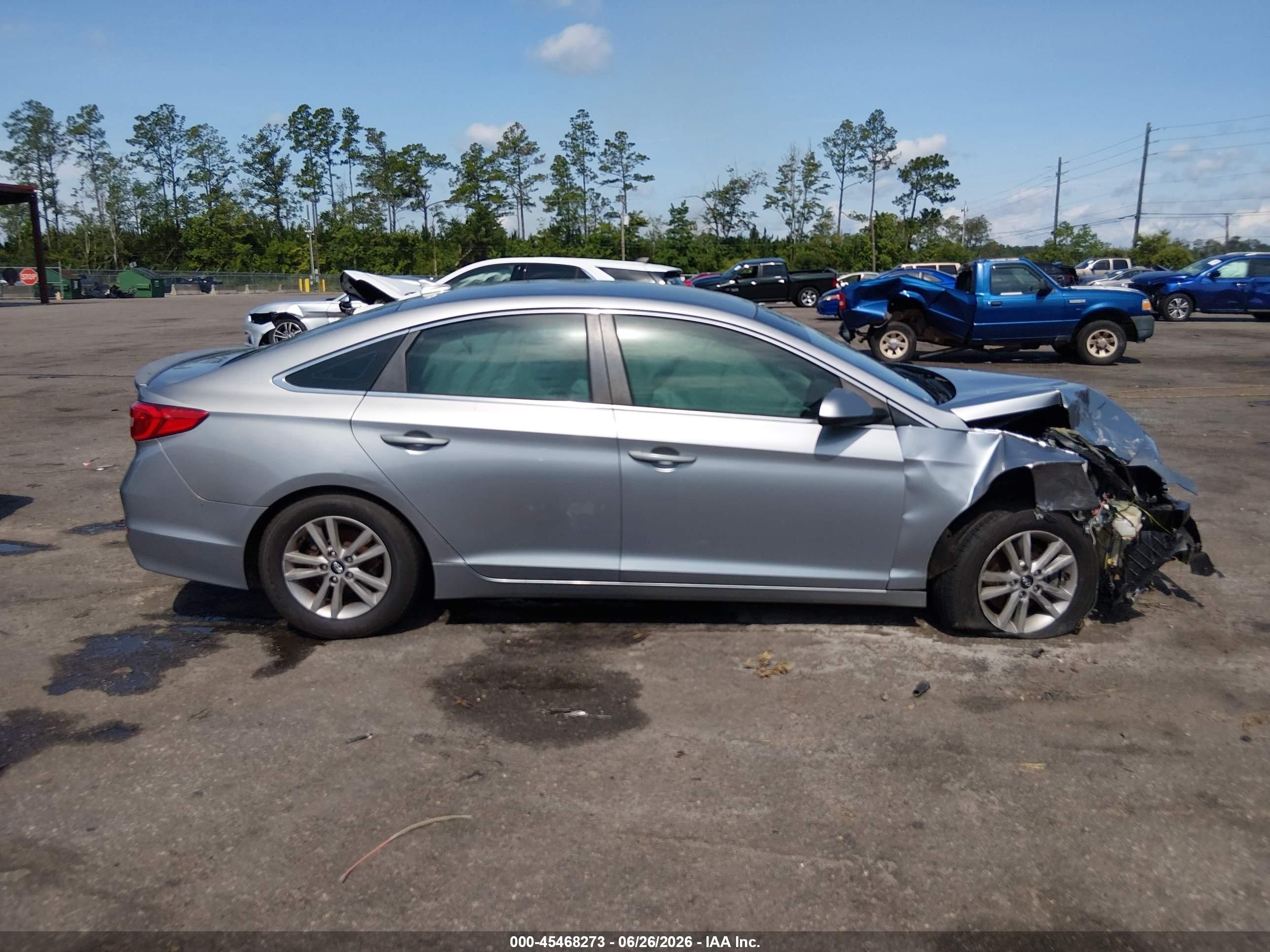 2015 Hyundai Sonata Se Silver vin: 5NPE24AFXFH202186