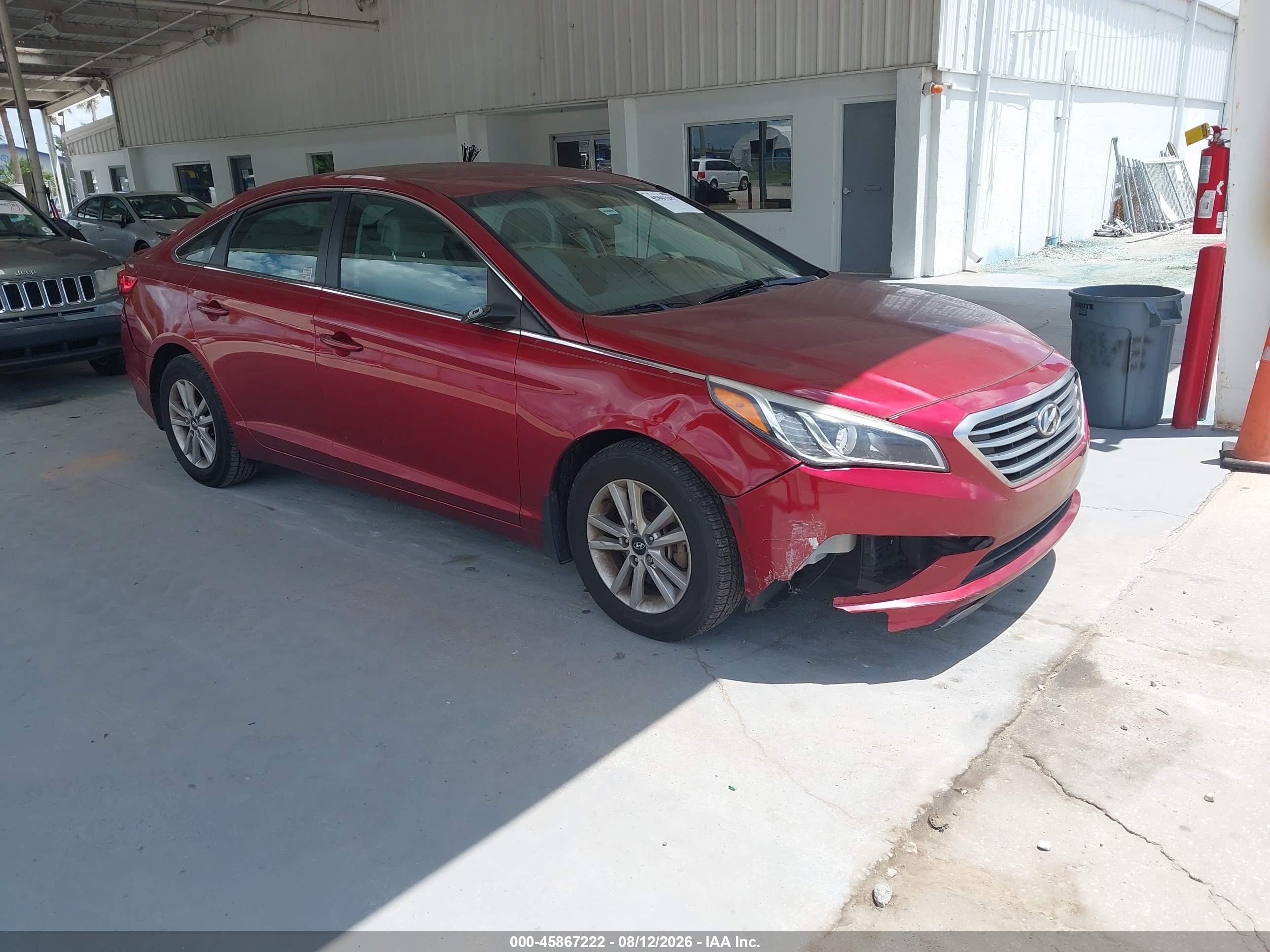 2015 Hyundai Sonata Se Red vin: 5NPE24AFXFH202298