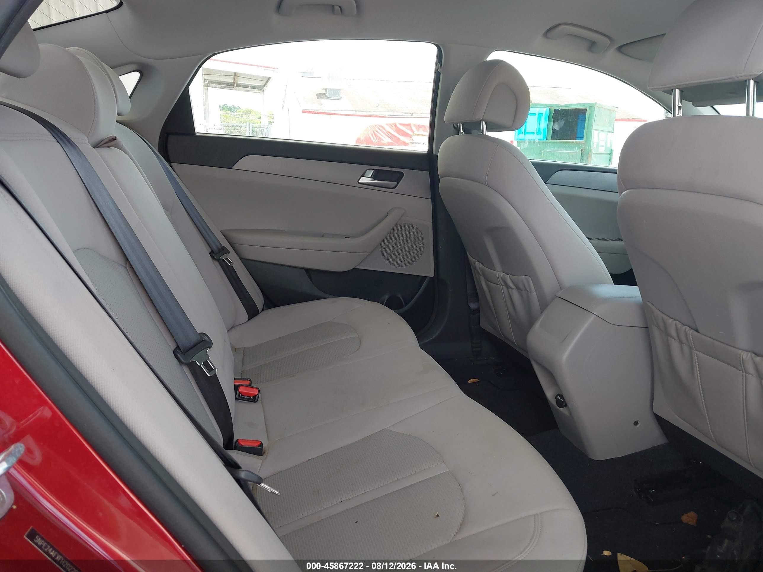 2015 Hyundai Sonata Se Red vin: 5NPE24AFXFH202298