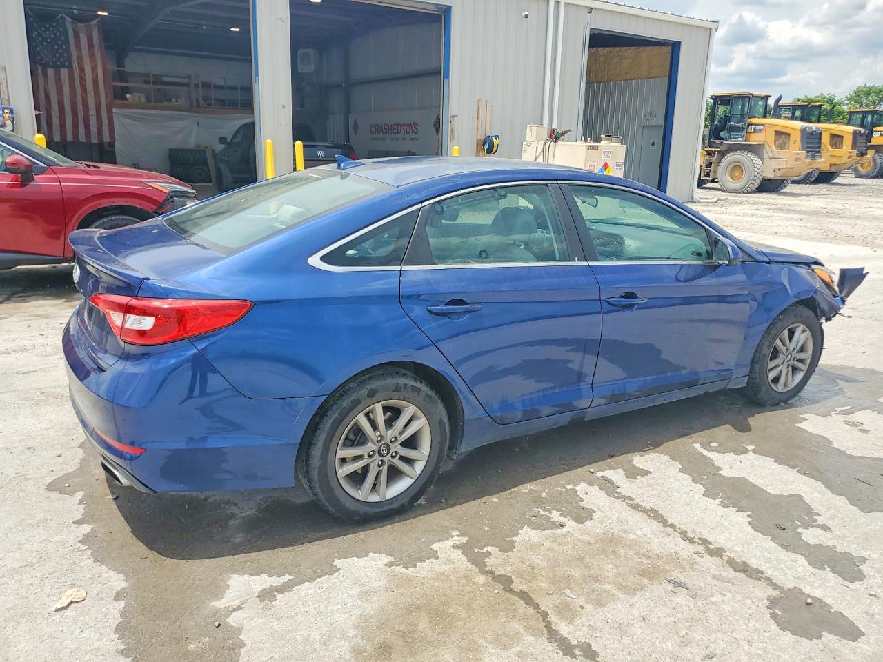 2015 Hyundai Sonata Se Blue vin: 5NPE24AFXFH203306