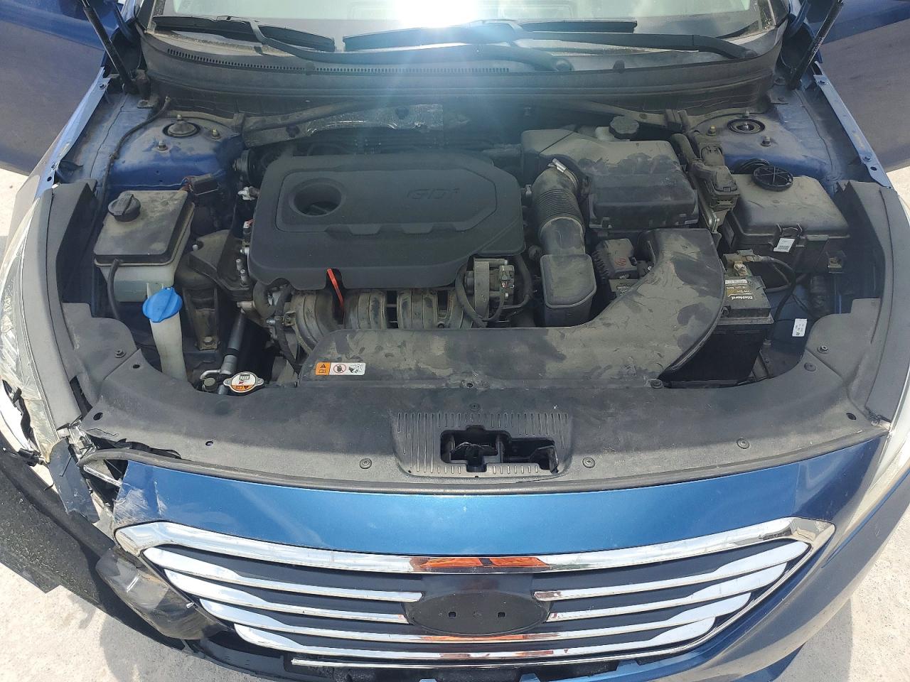 2015 Hyundai Sonata Se Blue vin: 5NPE24AFXFH203306