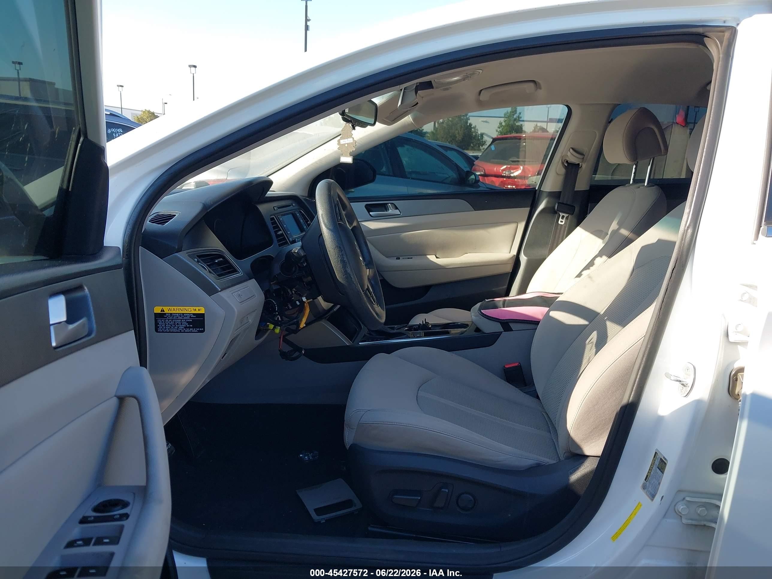 2015 Hyundai Sonata Se Белый vin: 5NPE24AFXFH205086