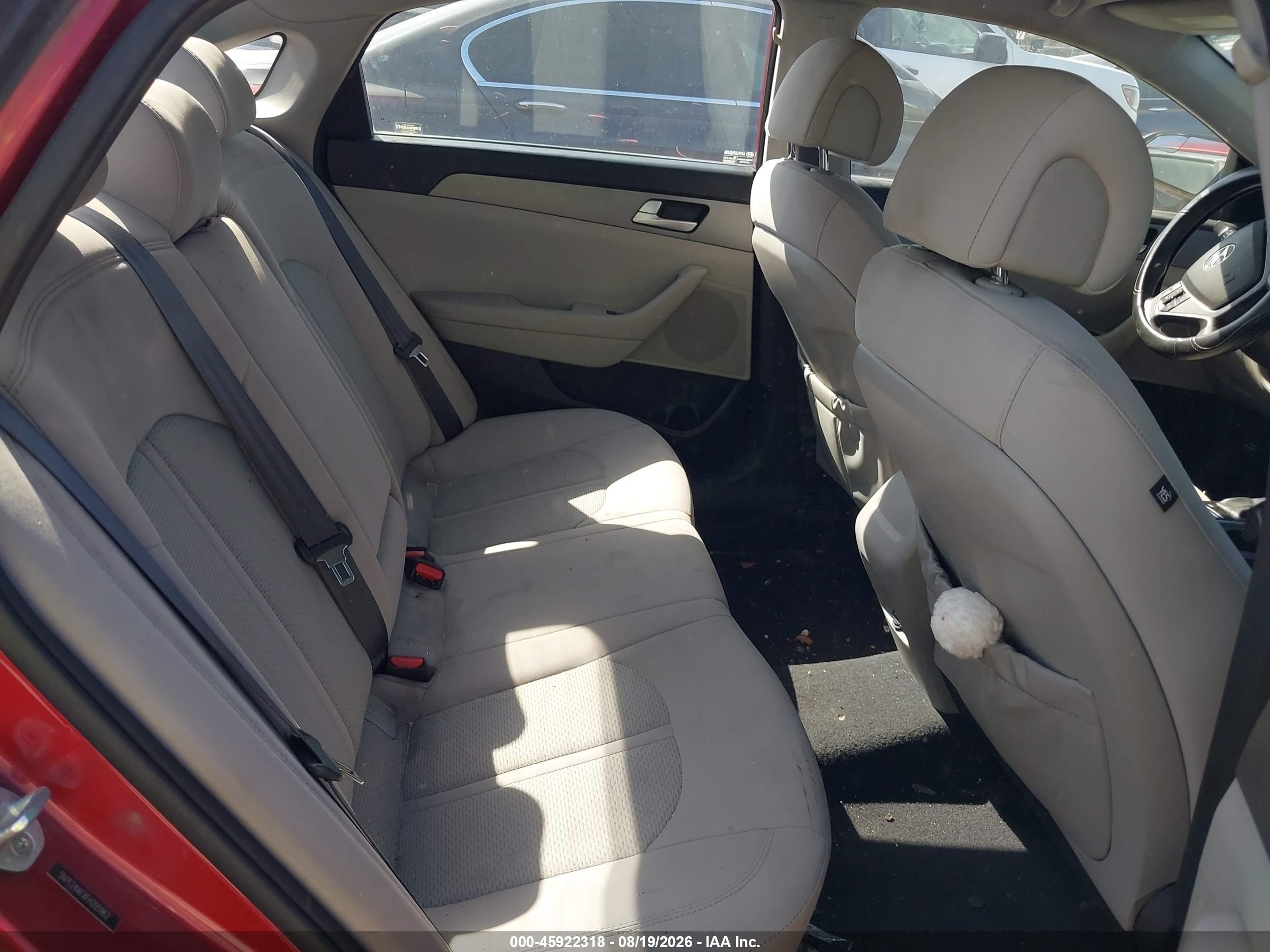 2015 Hyundai Sonata Se Red vin: 5NPE24AFXFH205962
