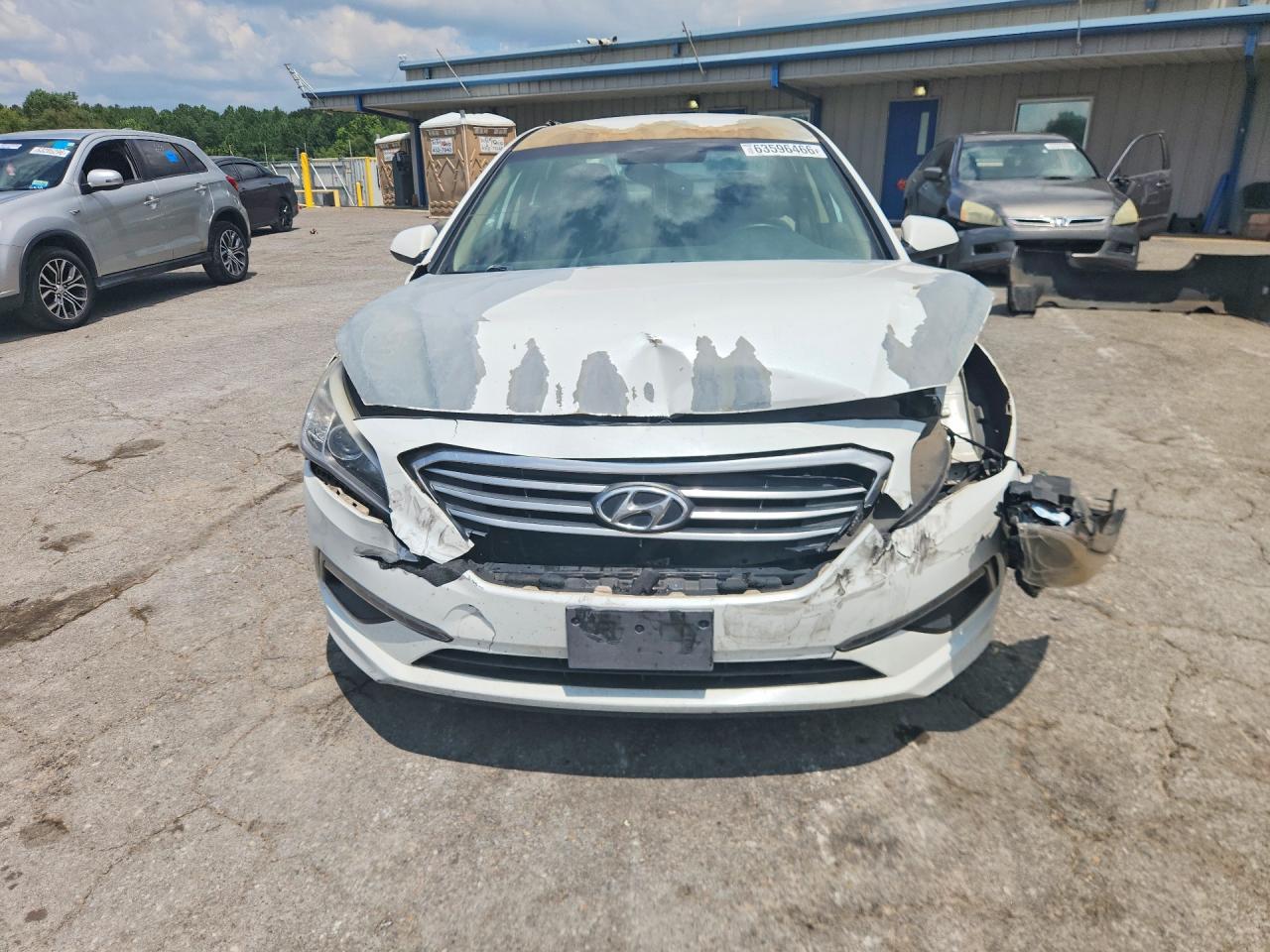 2015 Hyundai Sonata Se White vin: 5NPE24AFXFH213740