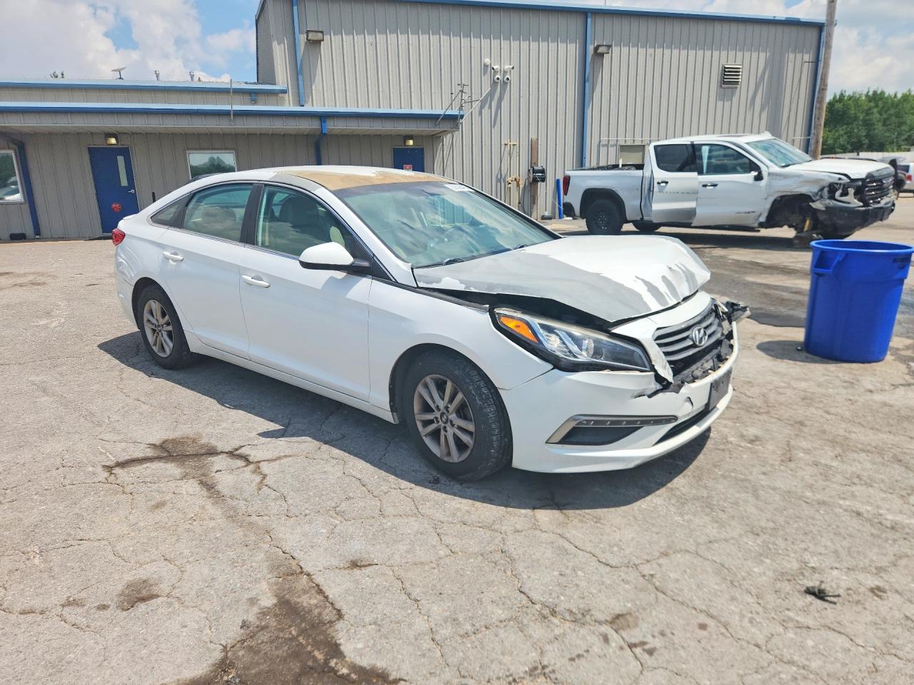 2015 Hyundai Sonata Se White vin: 5NPE24AFXFH213740