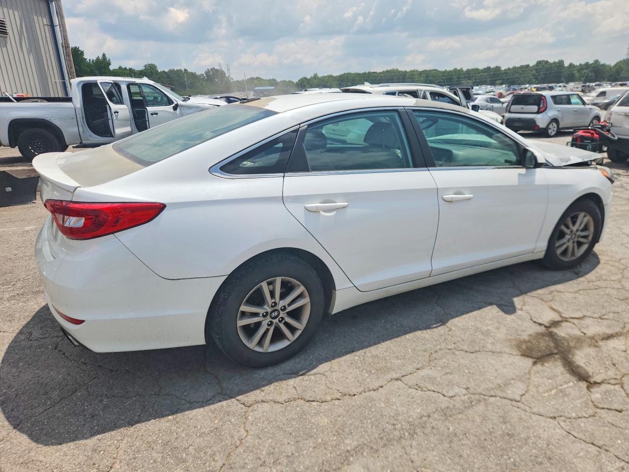2015 Hyundai Sonata Se White vin: 5NPE24AFXFH213740