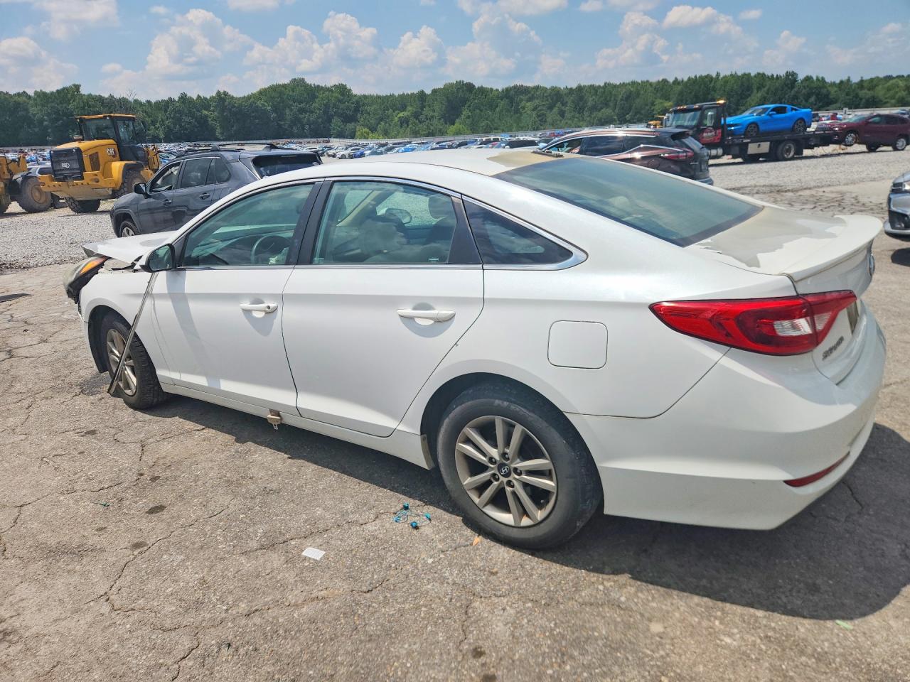 2015 Hyundai Sonata Se White vin: 5NPE24AFXFH213740