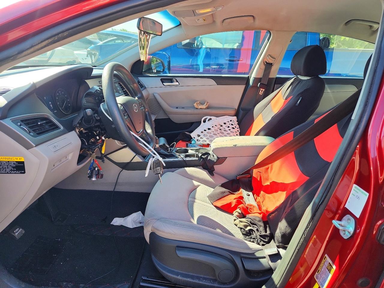 2015 Hyundai Sonata Se Red vin: 5NPE24AFXFH216279