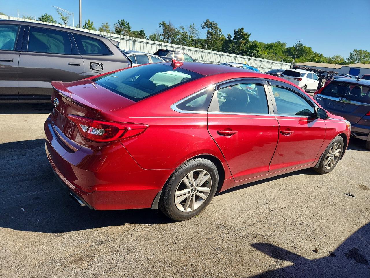 2015 Hyundai Sonata Se Red vin: 5NPE24AFXFH216279