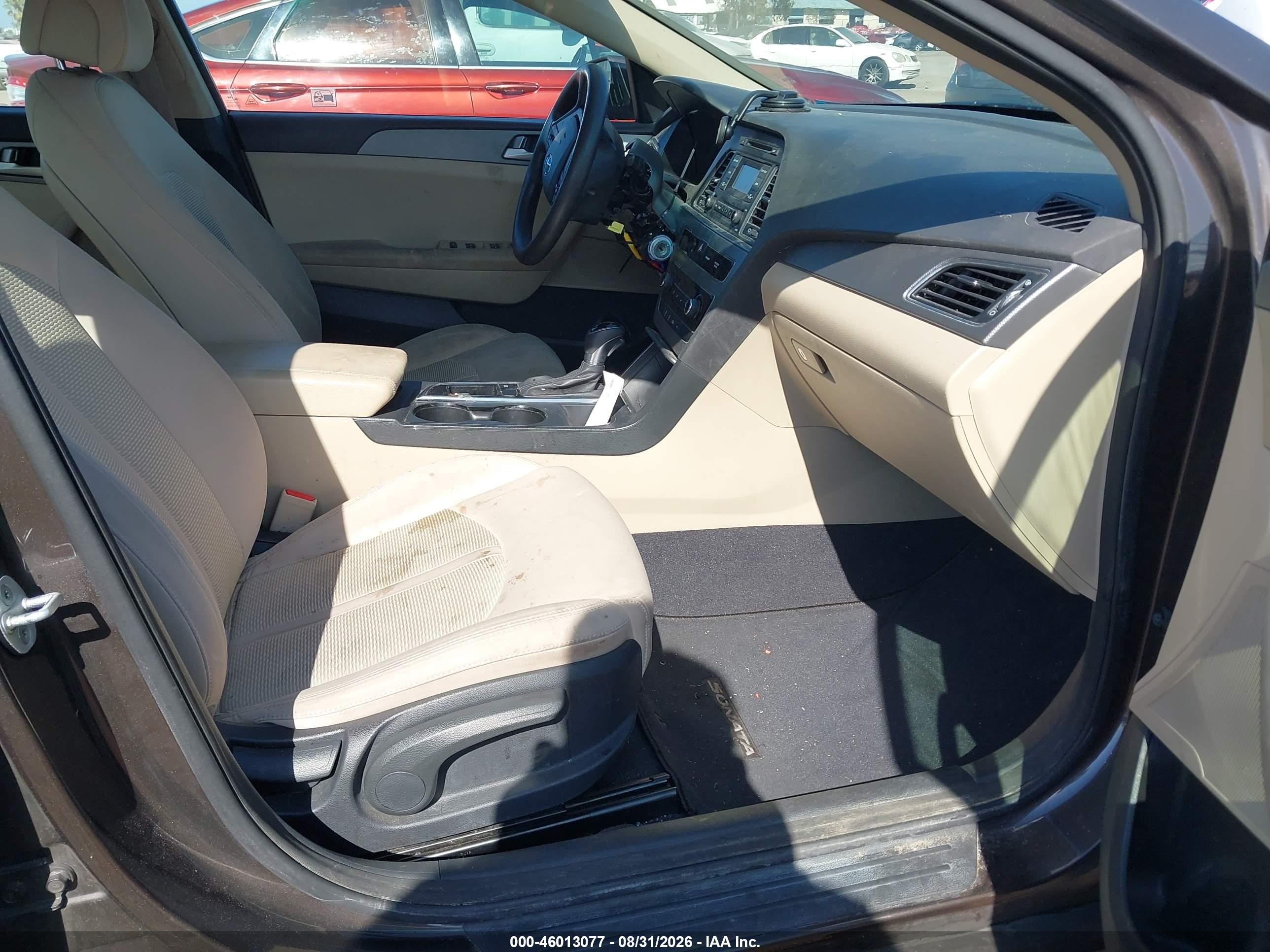 2015 Hyundai Sonata Se Коричневый vin: 5NPE24AFXFH218307