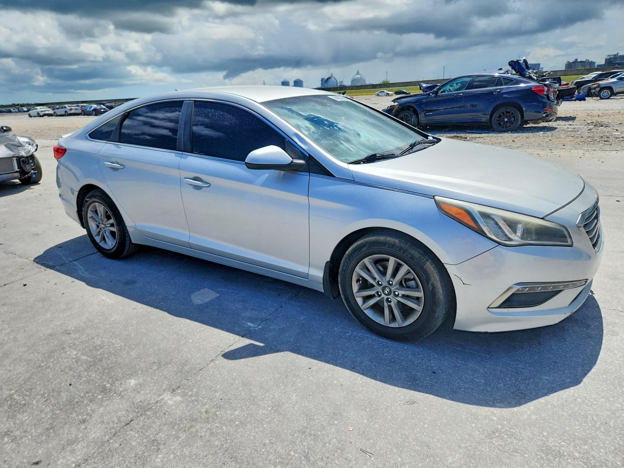 2015 Hyundai Sonata Se Silver vin: 5NPE24AFXFH219537