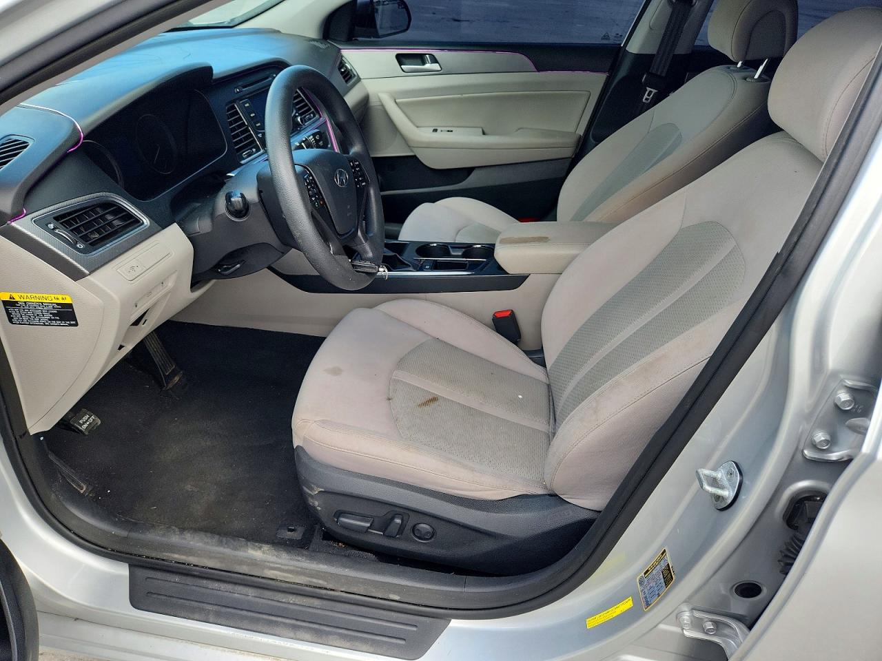 2015 Hyundai Sonata Se Silver vin: 5NPE24AFXFH219537