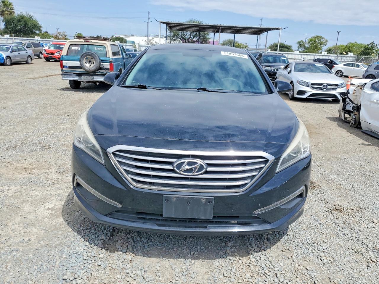 2015 Hyundai Sonata Se Black vin: 5NPE24AFXFH219960