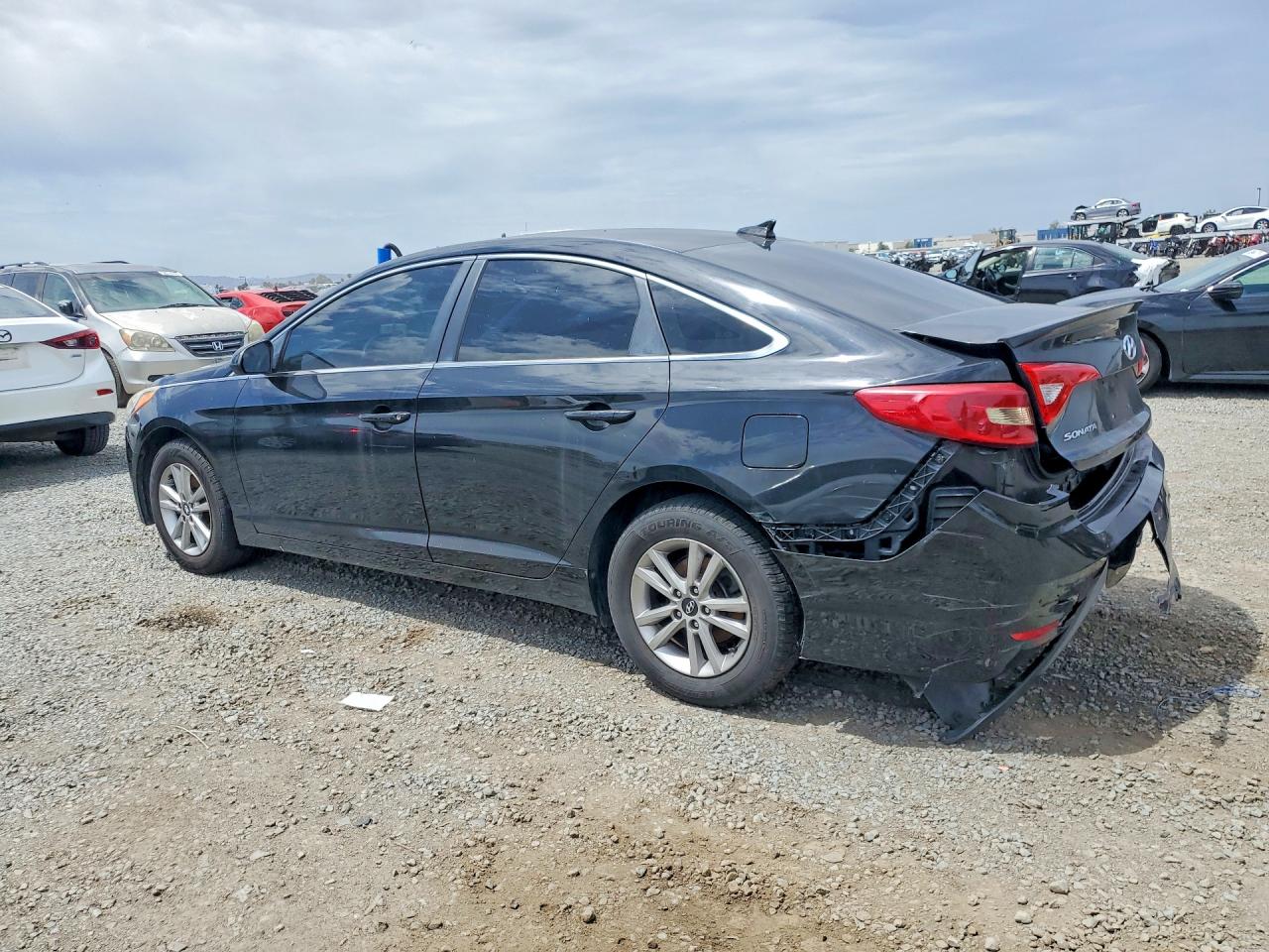 2015 Hyundai Sonata Se Black vin: 5NPE24AFXFH219960