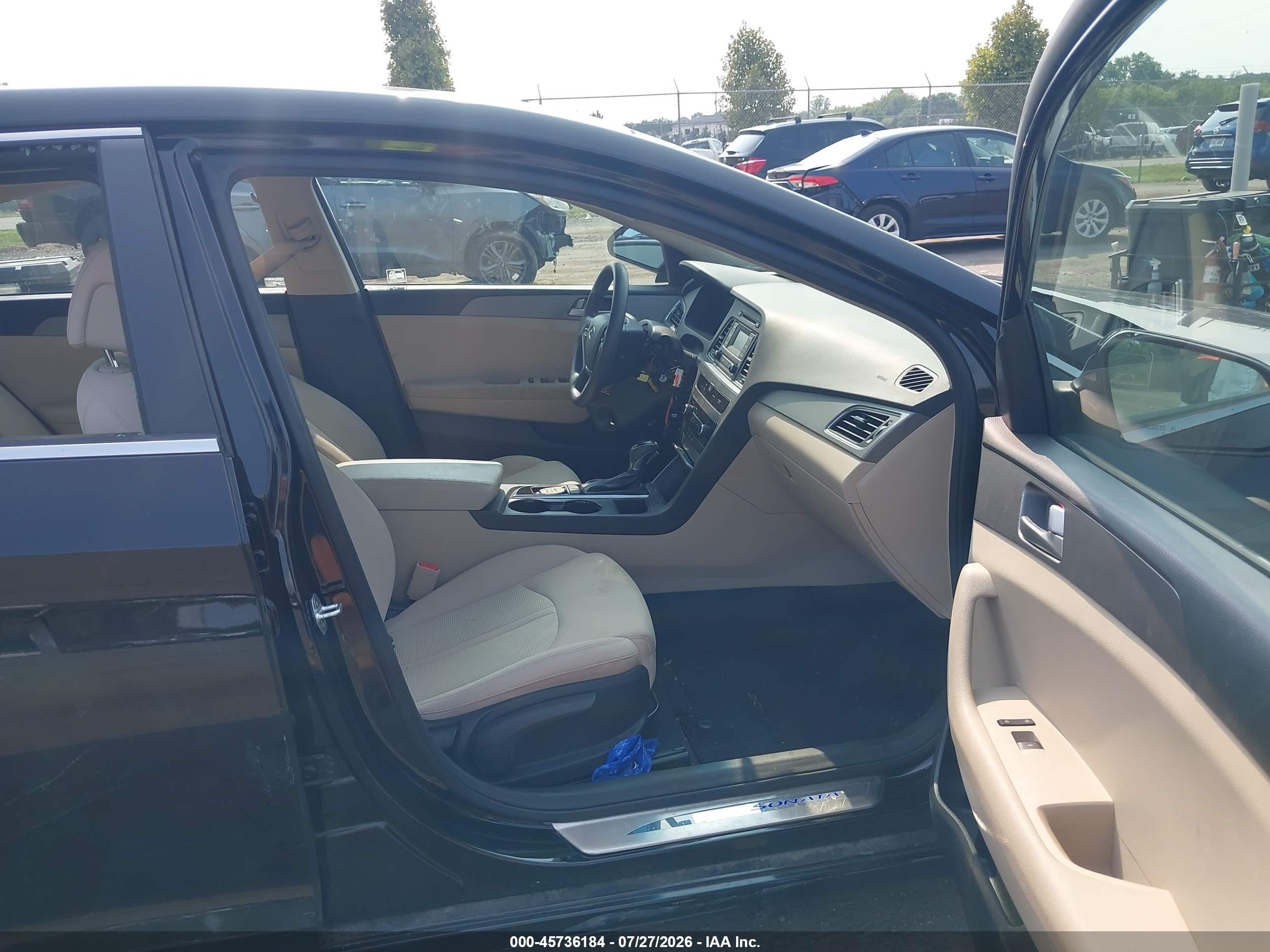 2015 Hyundai Sonata Se Black vin: 5NPE24AFXFH222700