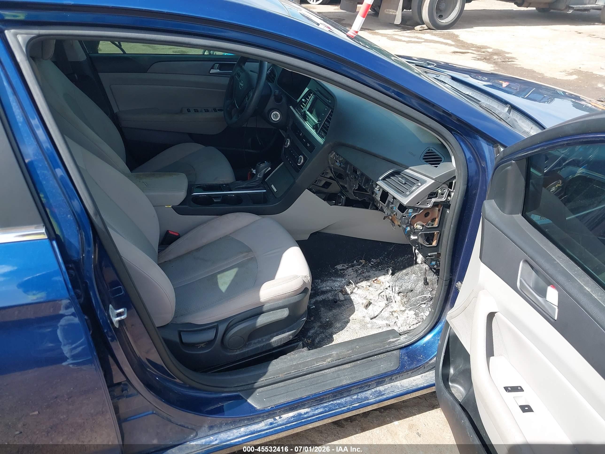 2015 Hyundai Sonata Se Blue vin: 5NPE24AFXFH224236