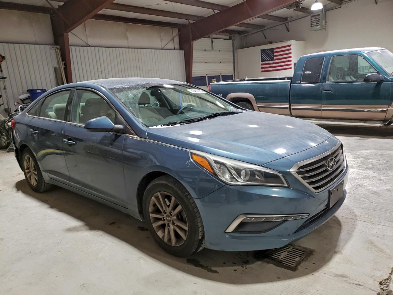 2015 Hyundai Sonata Se Blue vin: 5NPE24AFXFH230554