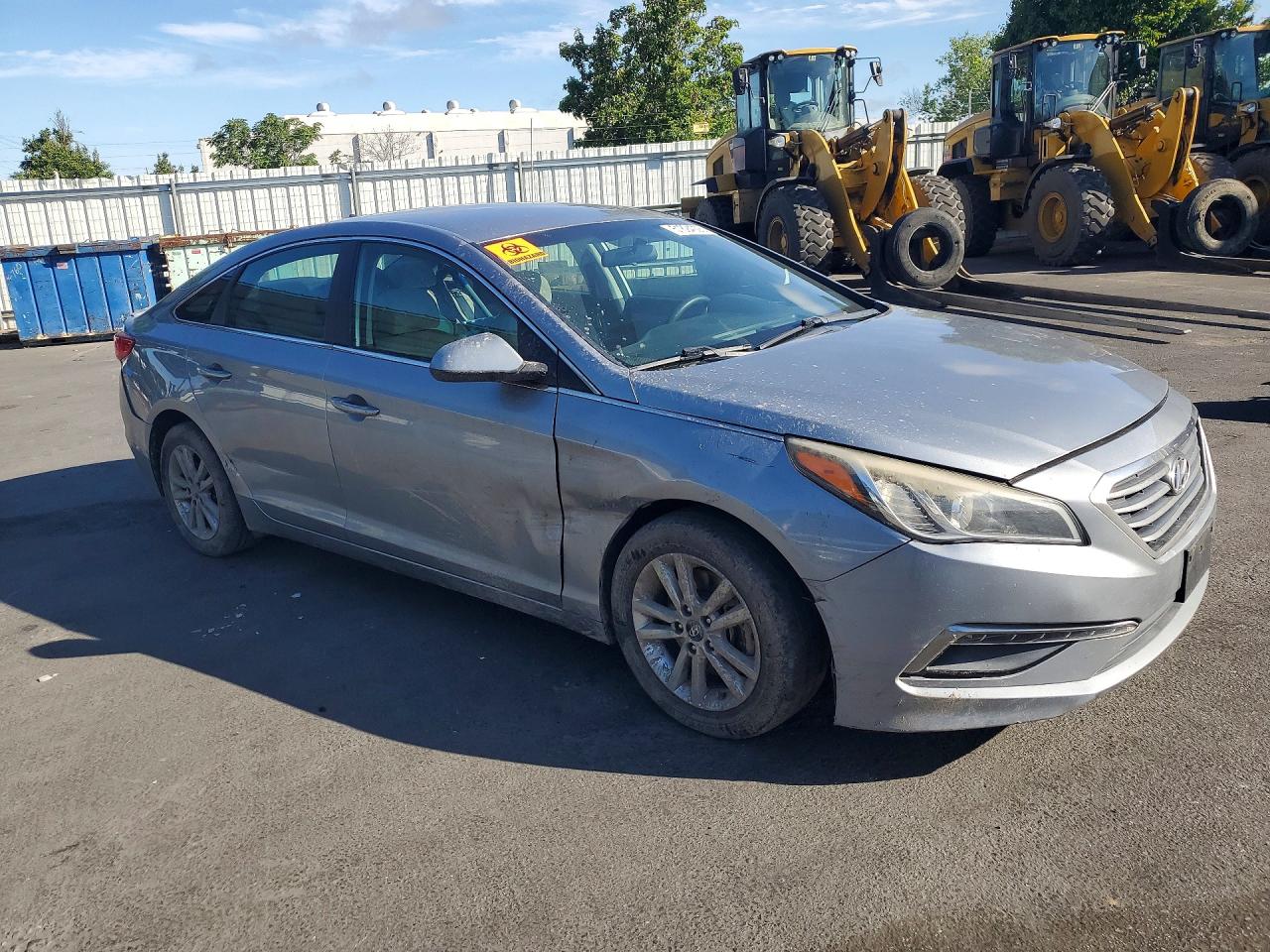 2015 Hyundai Sonata Se Silver vin: 5NPE24AFXFH231476