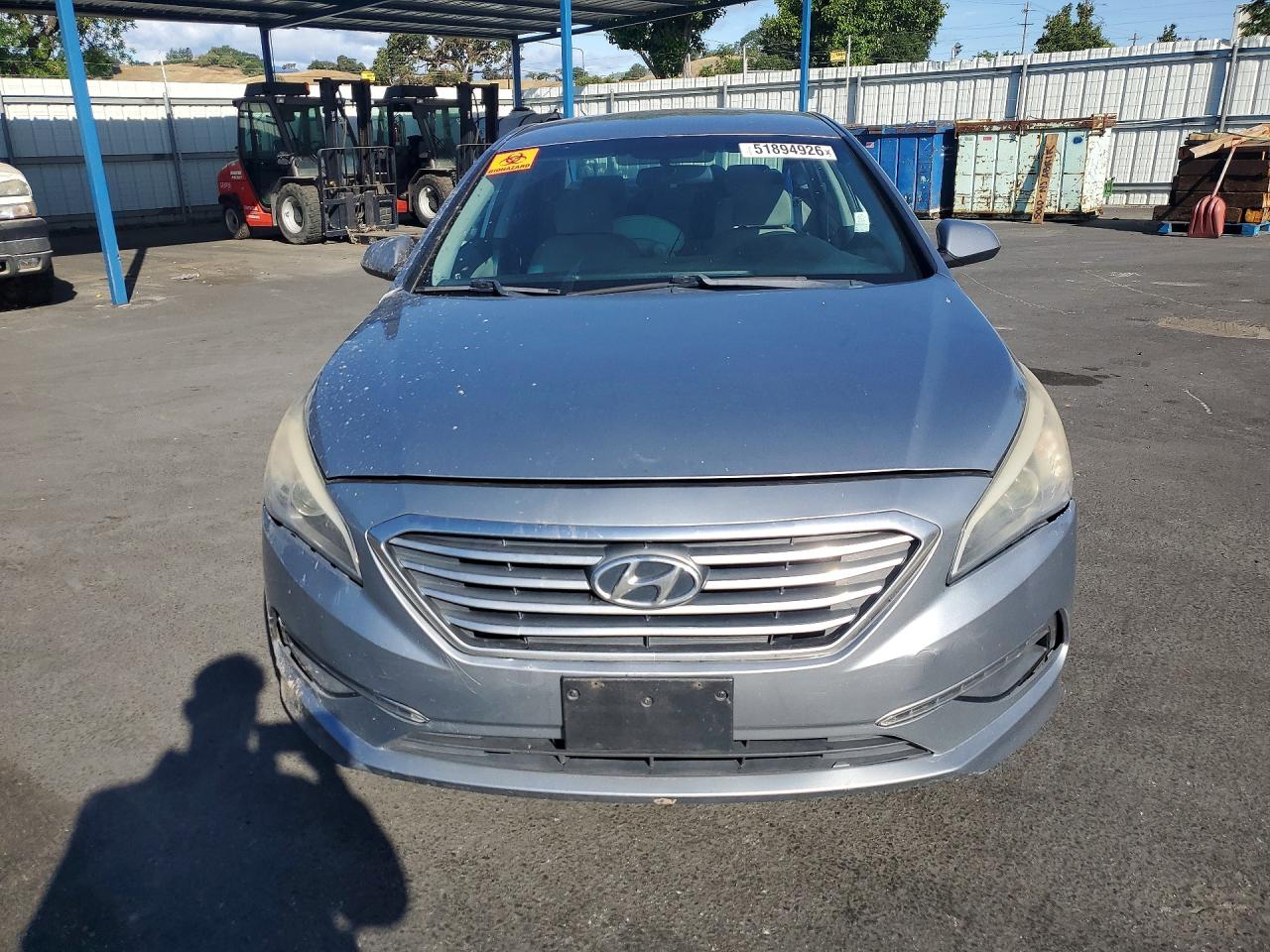 2015 Hyundai Sonata Se Silver vin: 5NPE24AFXFH231476