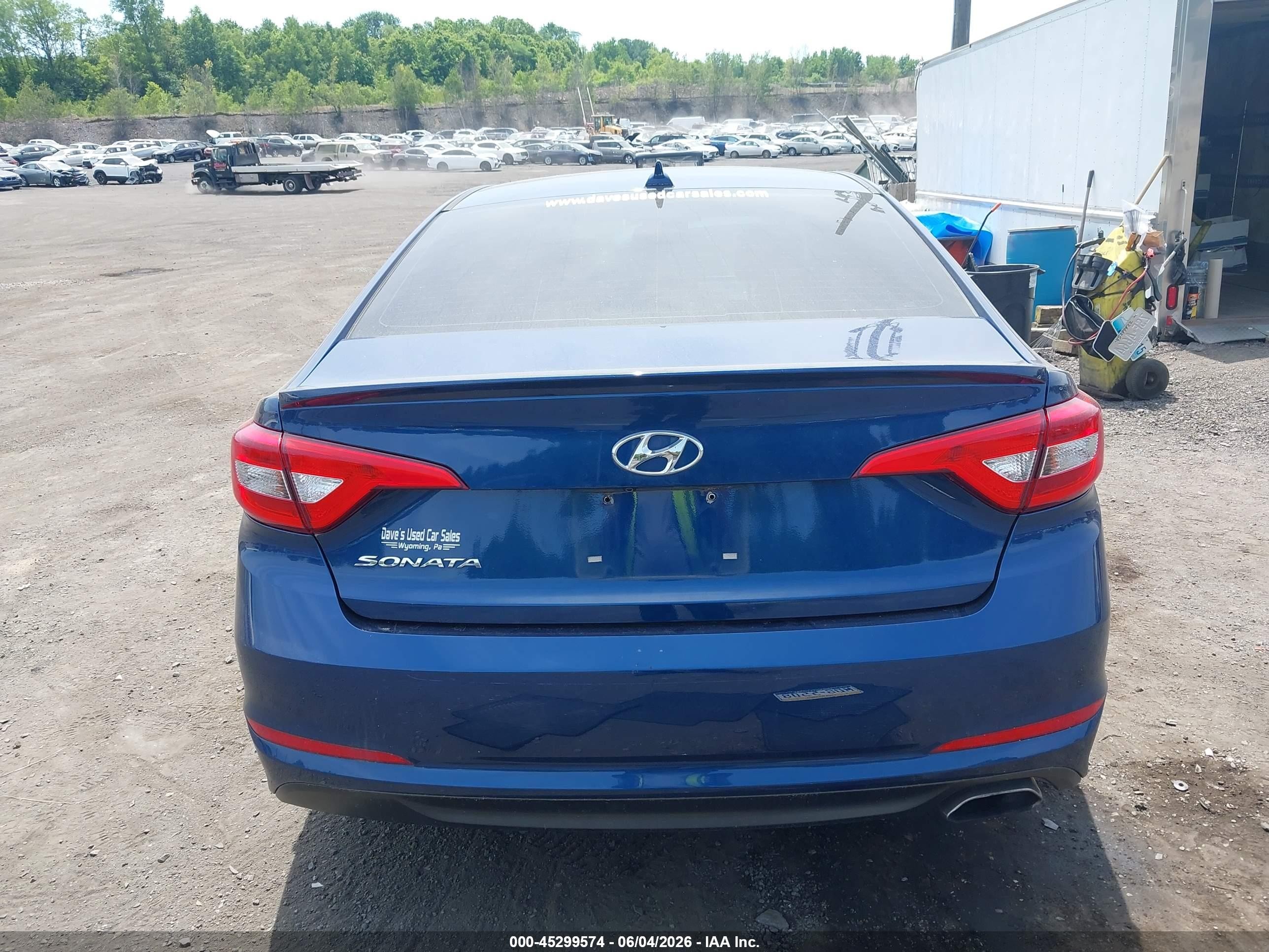 2015 Hyundai Sonata Se Синий vin: 5NPE24AFXFH231820